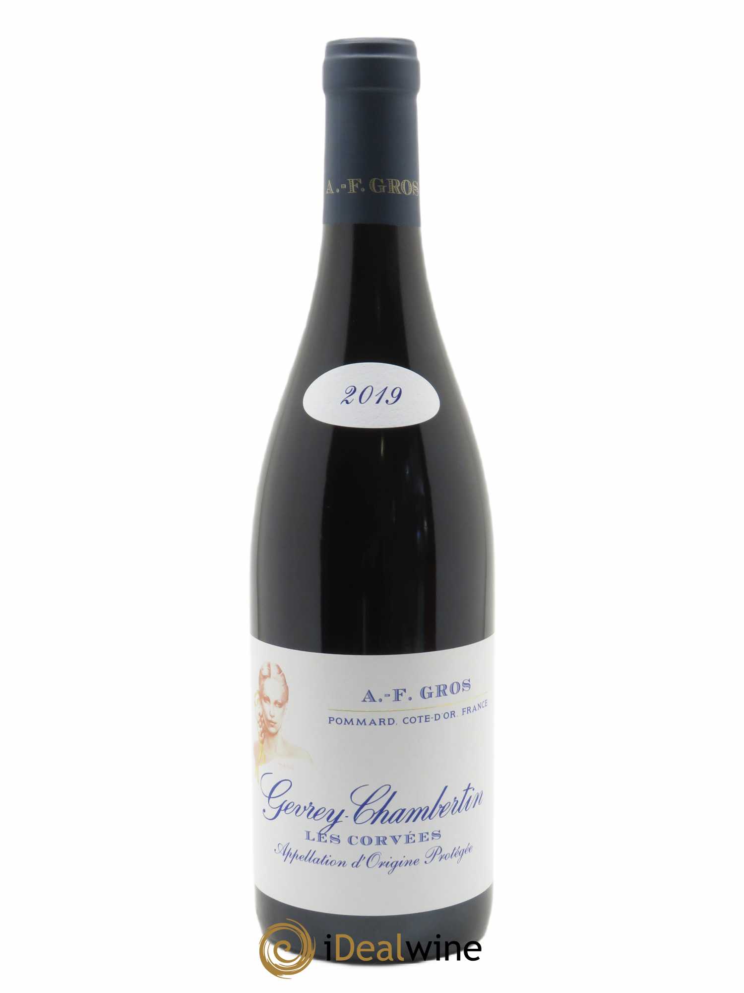 Gevrey-Chambertin Les Corvées A.-F. Gros 2019 - Lot de 1 bouteille - 0