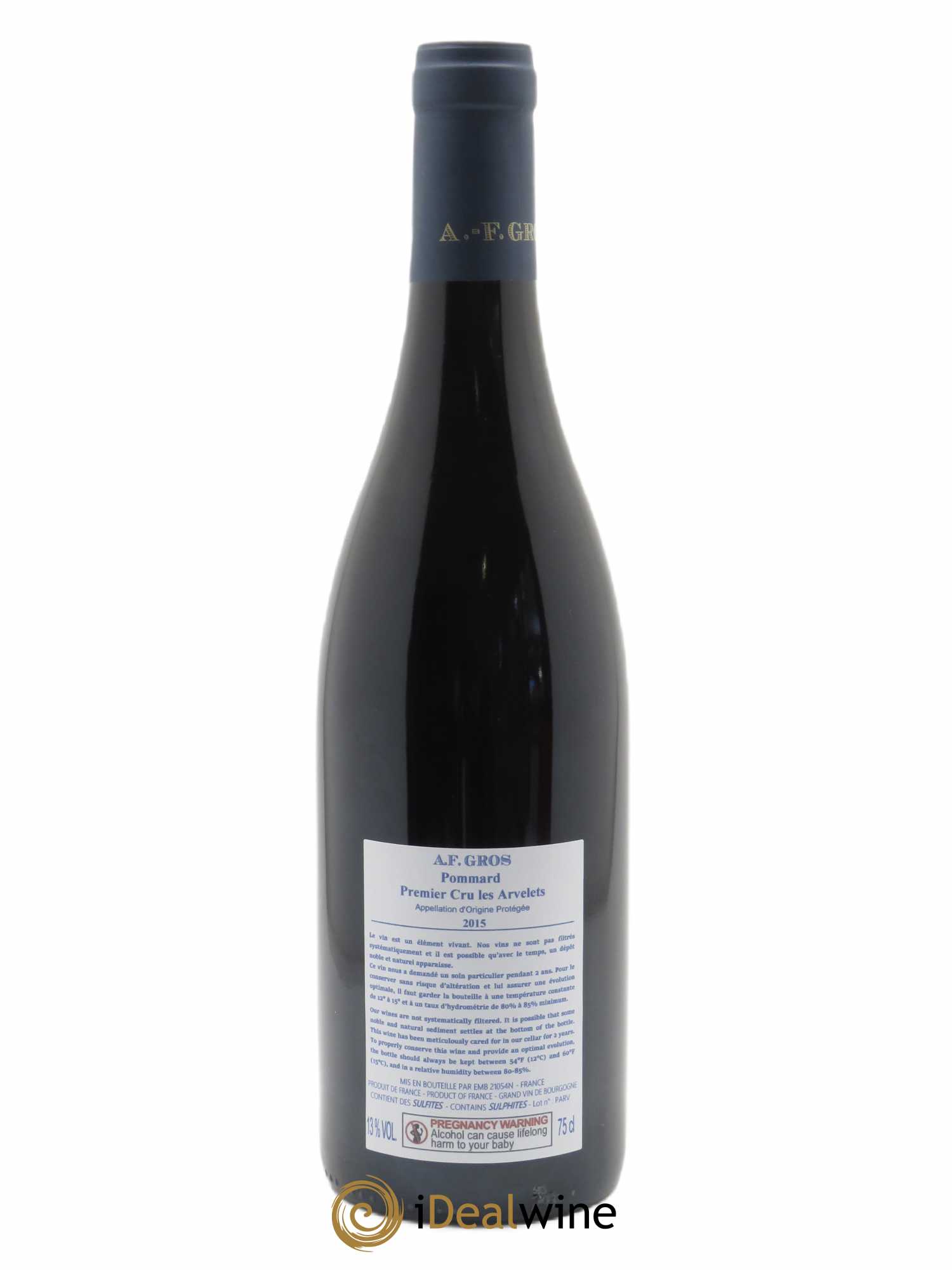 Pommard 1er Cru Les Arvelets Parent (Domaine) 2015 - Lot of 1 bottle - 1