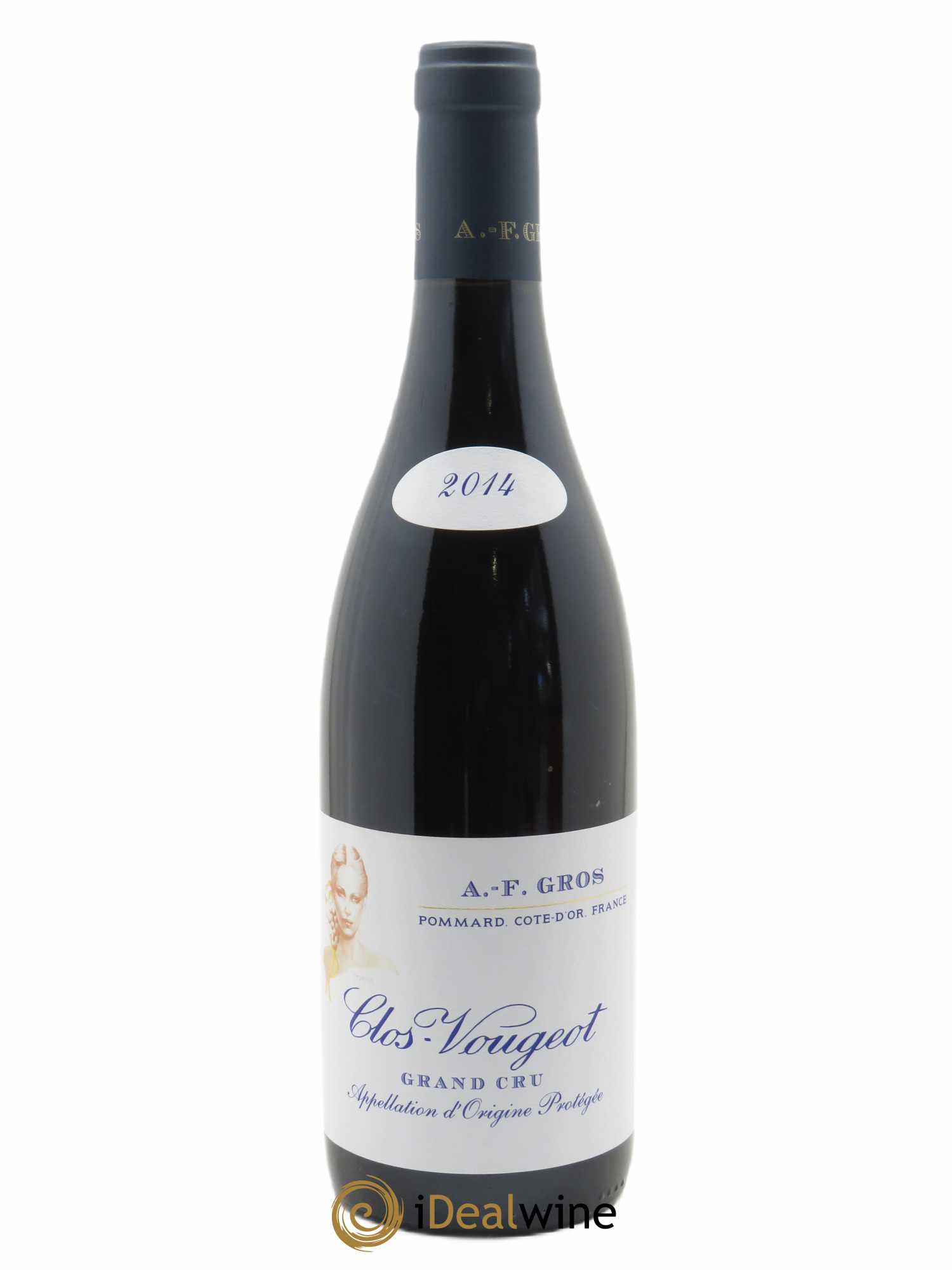 Clos Vougeot Grand Cru Le Grand Maupertui A.-F. Gros 2014 - Lot de 1 bouteille - 0