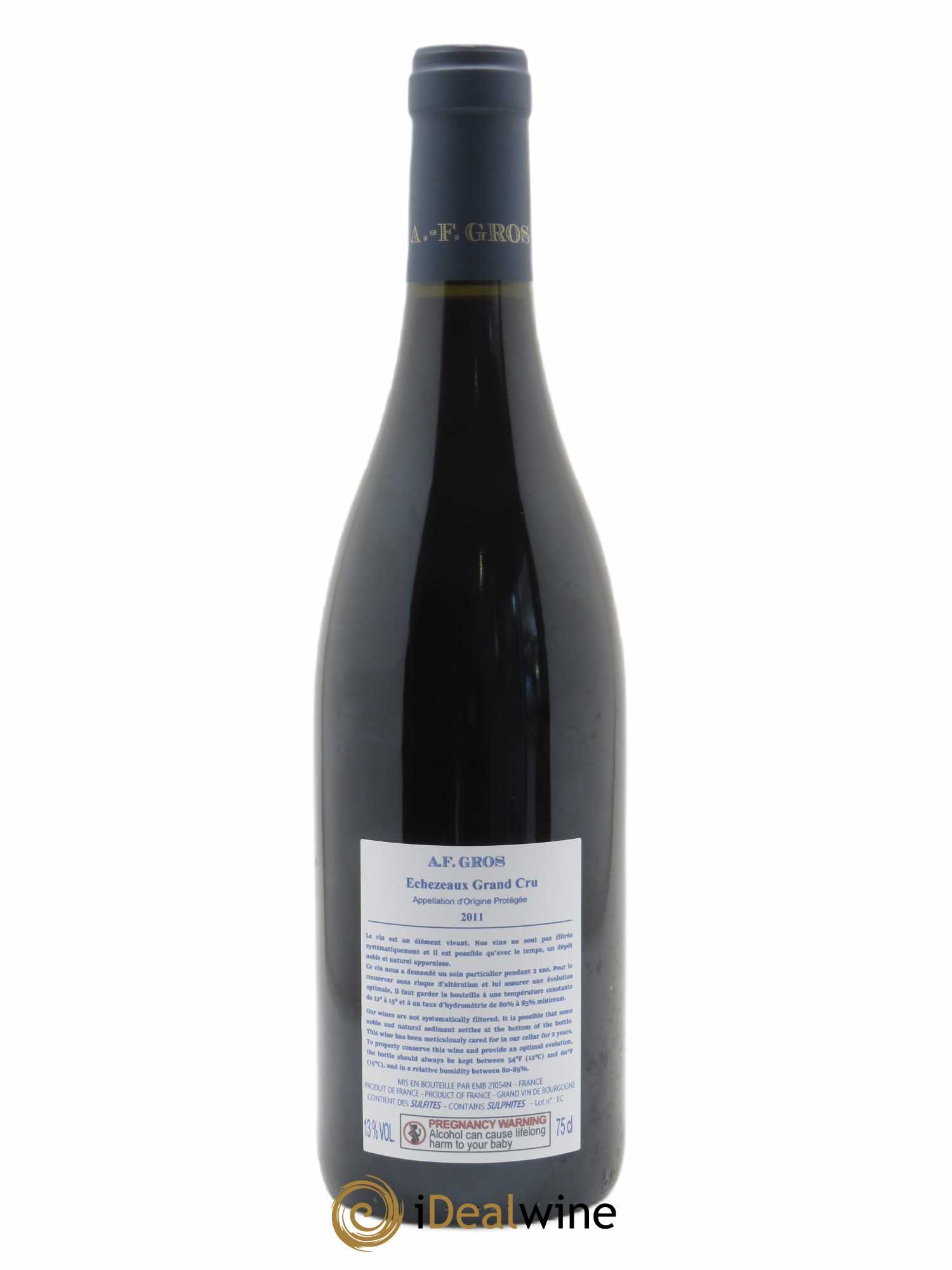 Echezeaux Grand Cru A.-F. Gros 2011 - Lot de 1 bouteille - 1