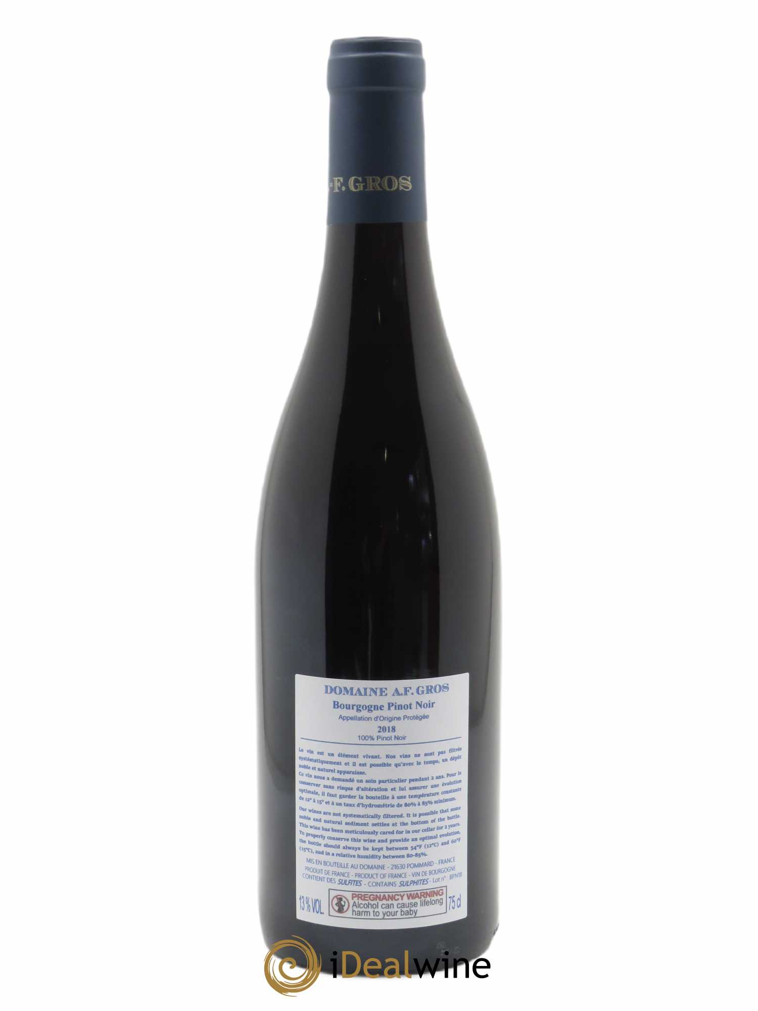 Bourgogne A.-F. Gros 2018 - Lot de 1 bouteille - 1