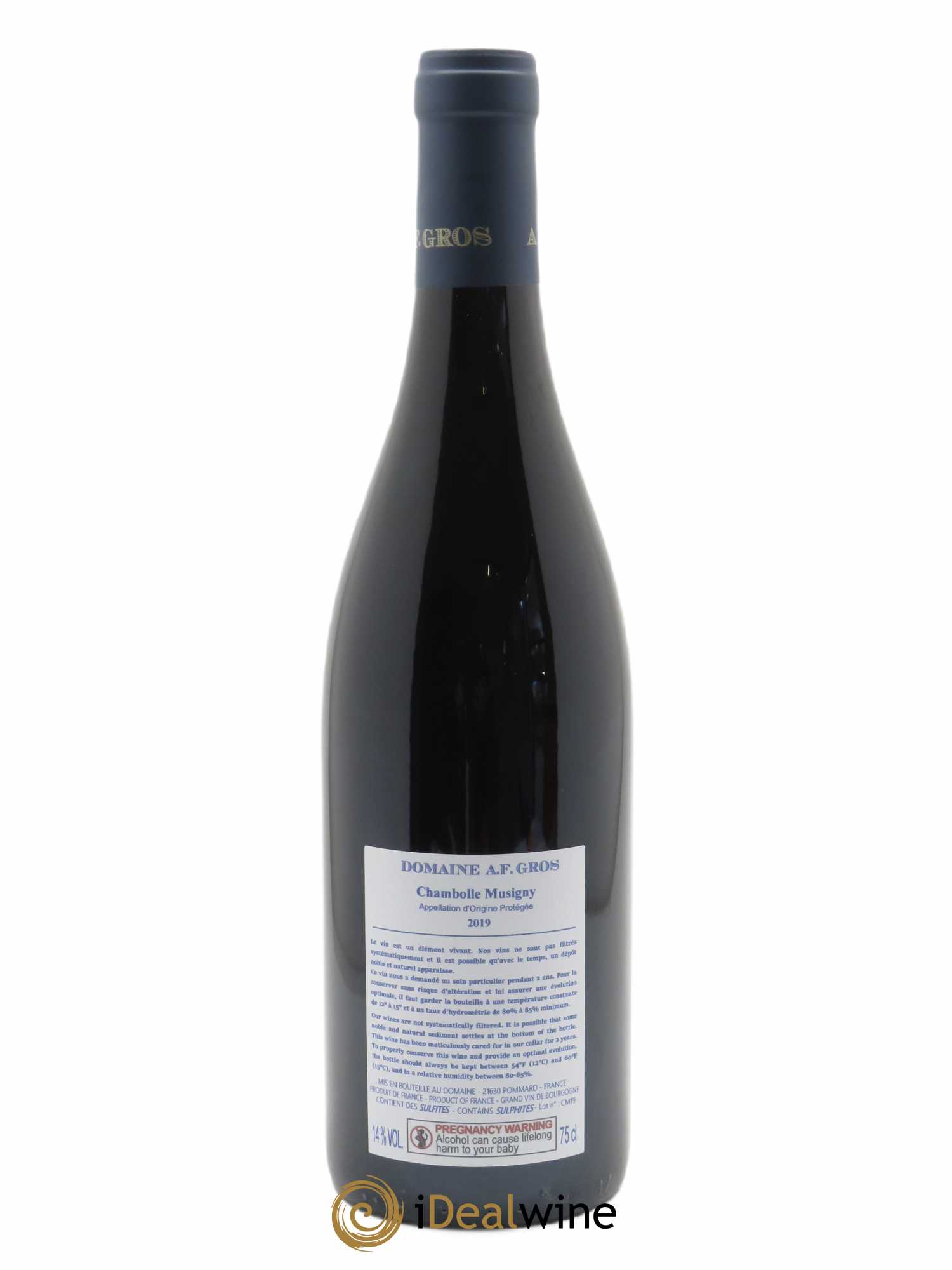 Chambolle-Musigny A.-F. Gros 2019 - Lot de 1 bouteille - 1