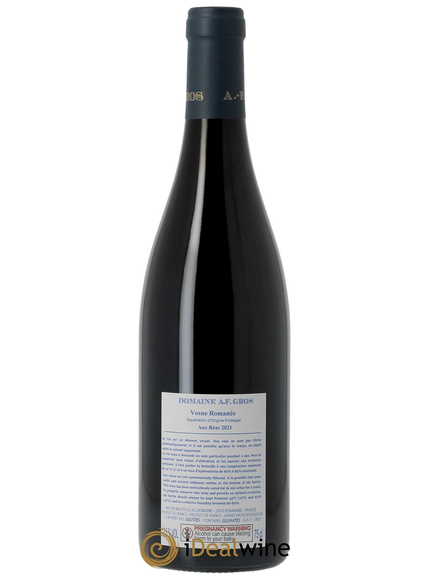Vosne-Romanée Aux Reas A.-F. Gros 2021 - Posten von 1 Flasche - 1