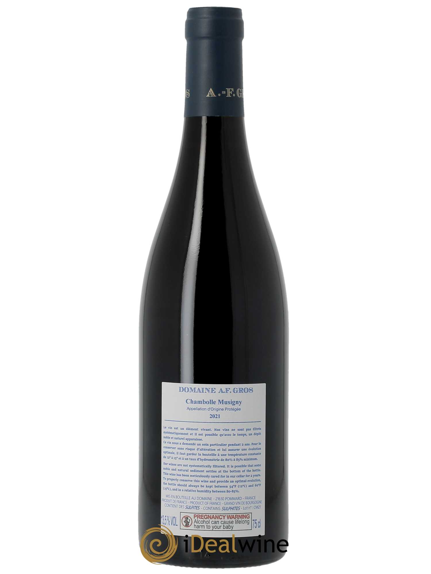 Chambolle-Musigny A.-F. Gros 2021 - Lot of 1 bottle - 1
