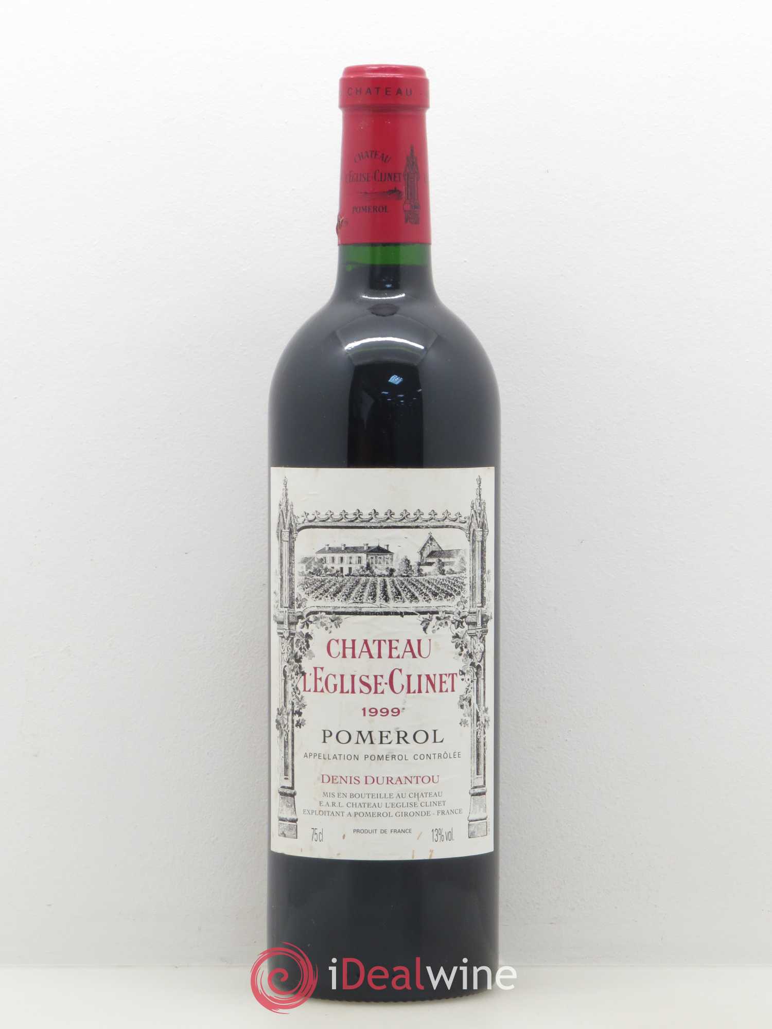 Château l' Église Clinet 1999 - Lot de 1 bouteille - 0
