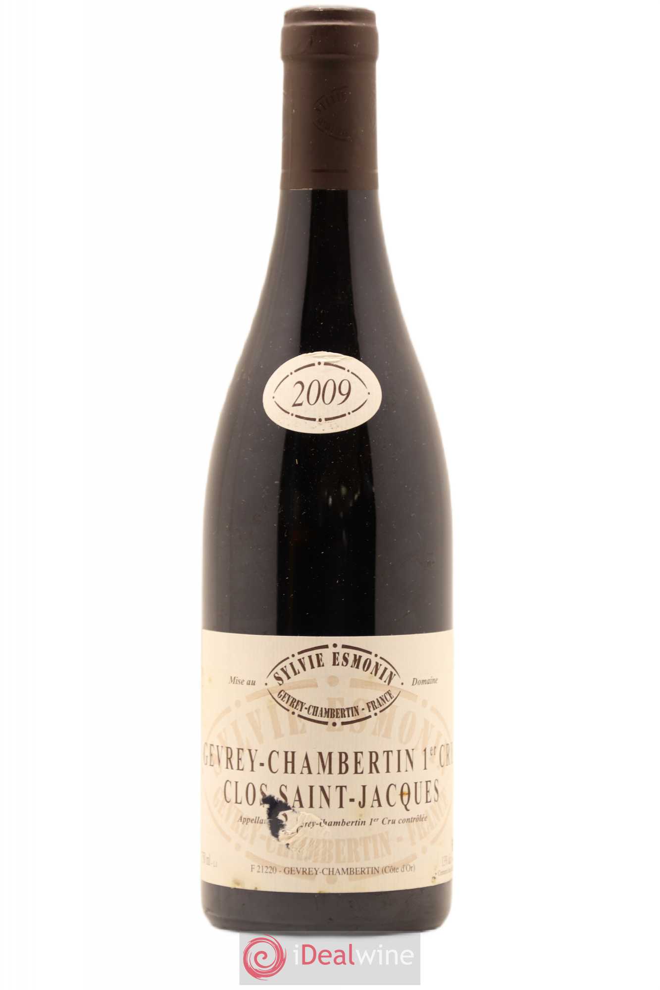 Gevrey-Chambertin 1er Cru Clos Saint Jacques Sylvie Esmonin 2009 - Lot de 1 bouteille - 0