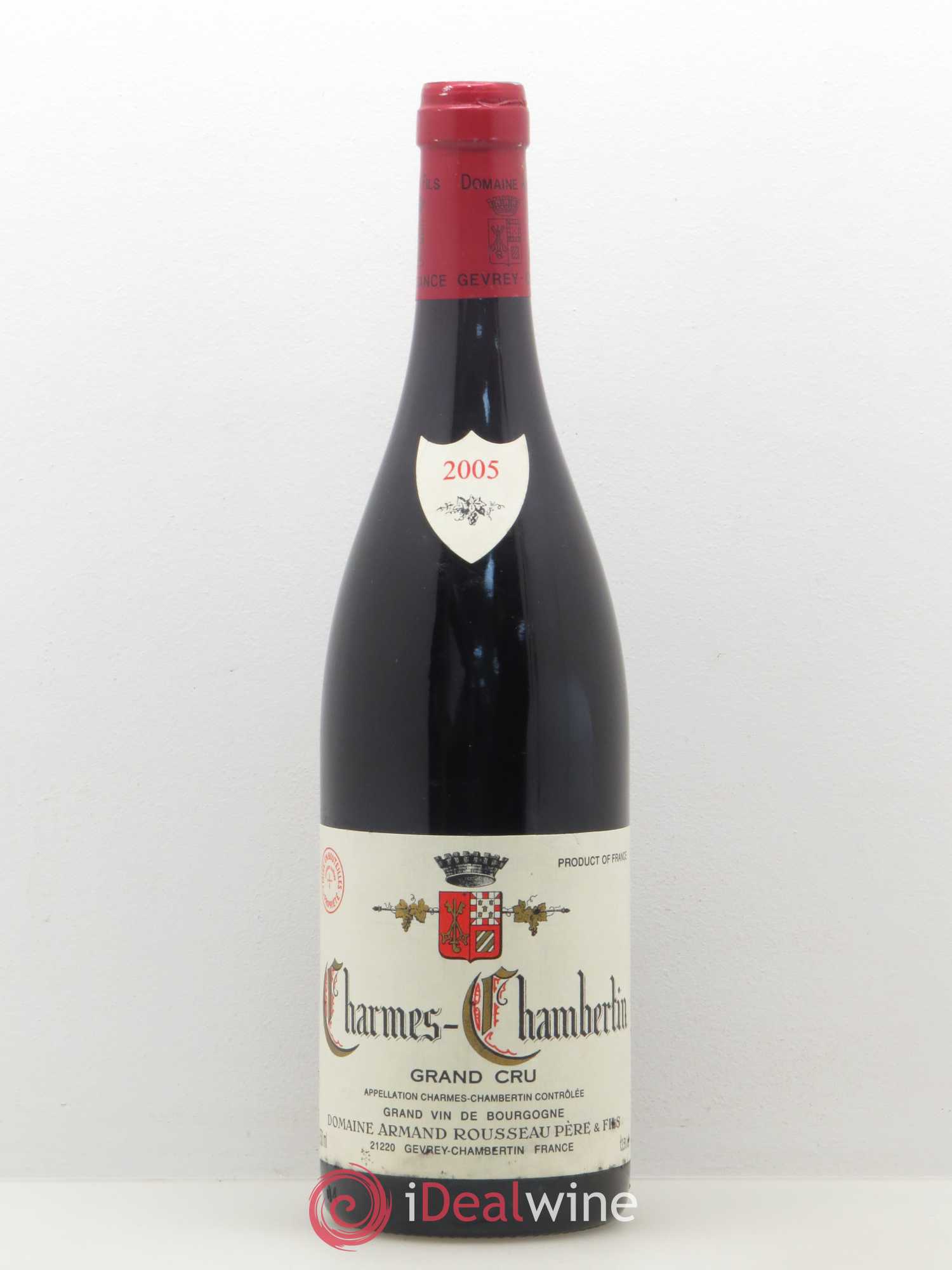 Charmes-Chambertin Grand Cru Armand Rousseau (Domaine) 2005 - Lot de 1 bouteille - 0