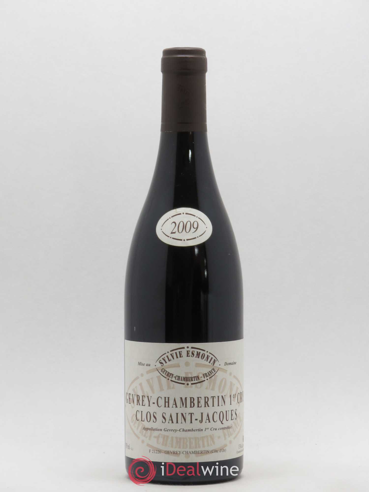 Gevrey-Chambertin 1er Cru Clos Saint Jacques Sylvie Esmonin 2009 - Posten von 1 Flasche - 0