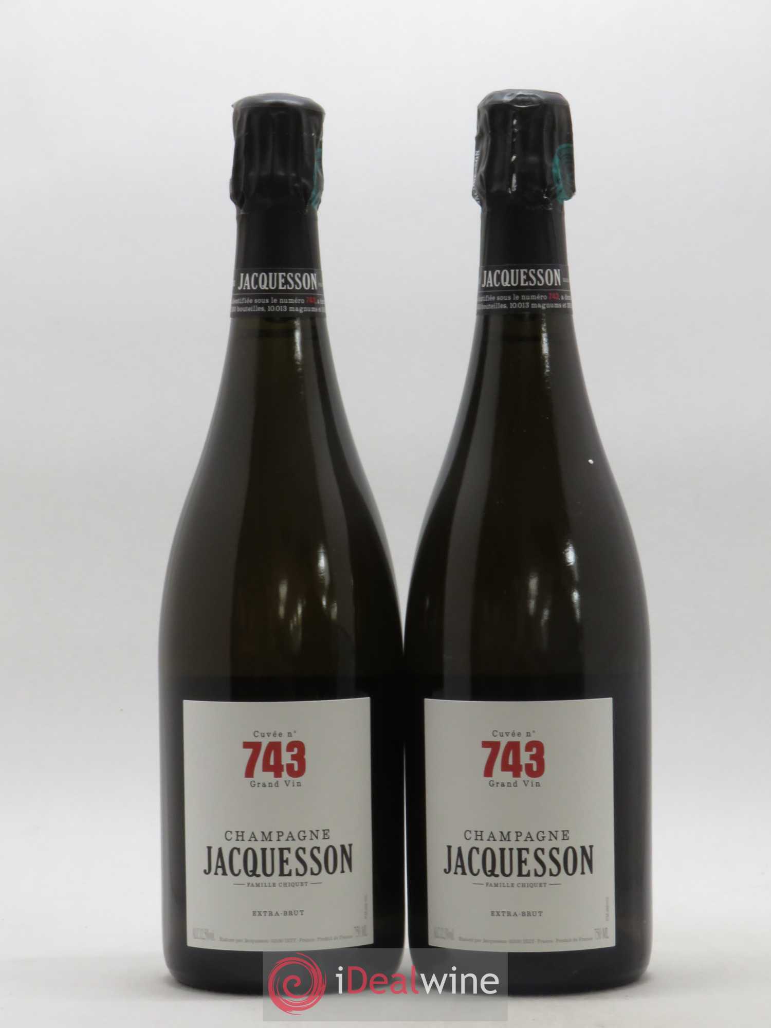 Cuvée 743 Extra-Brut Jacquesson - Lot de 2 bouteilles - 0