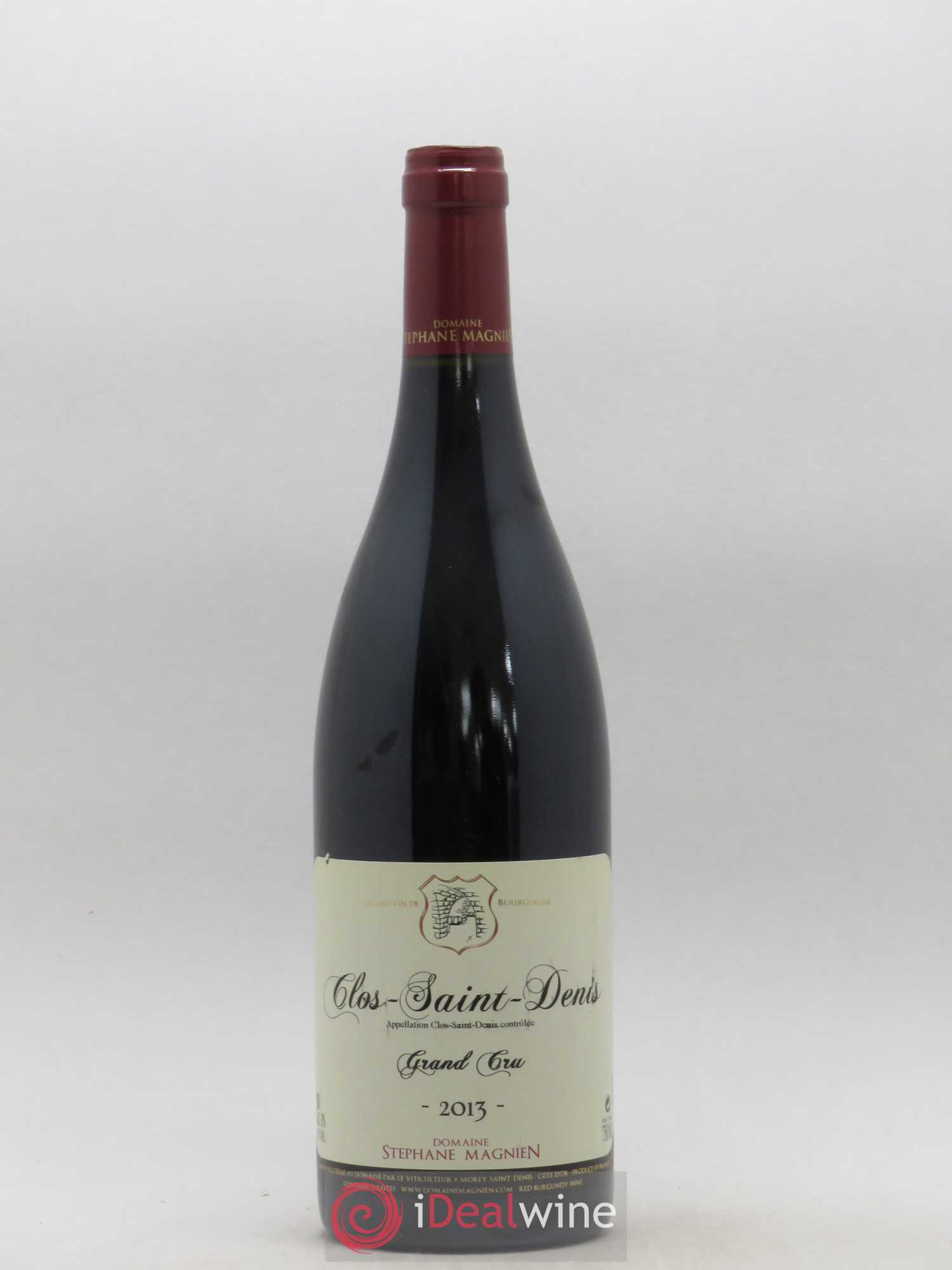 Clos Saint-Denis Grand Cru Stéphane Magnien (Domaine) 2013 - Lot de 1 bouteille - 0