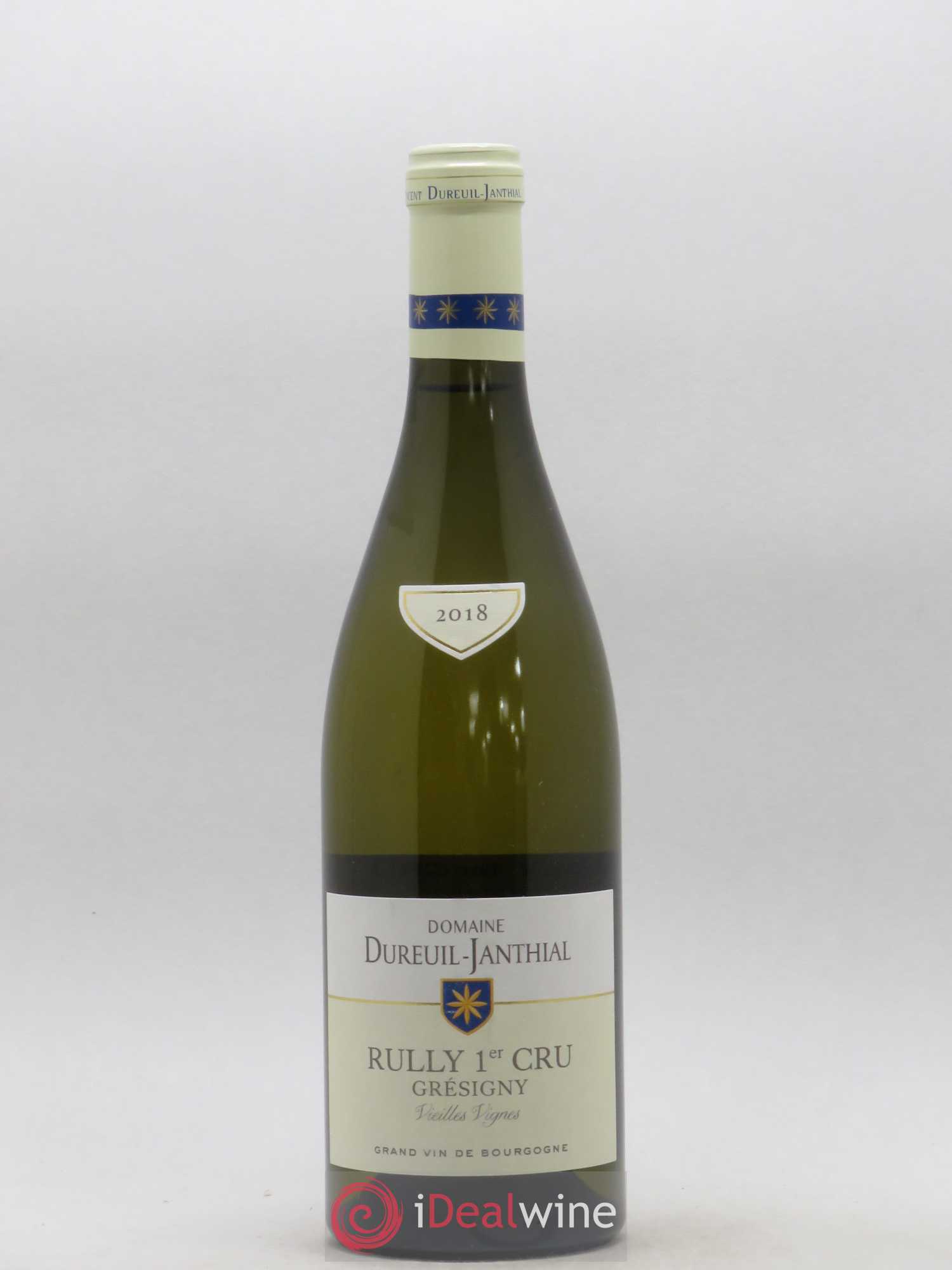Rully 1er Cru Grésigny Vieilles Vignes Vincent Dureuil-Janthial 2018 - Posten von 1 Flasche - 0