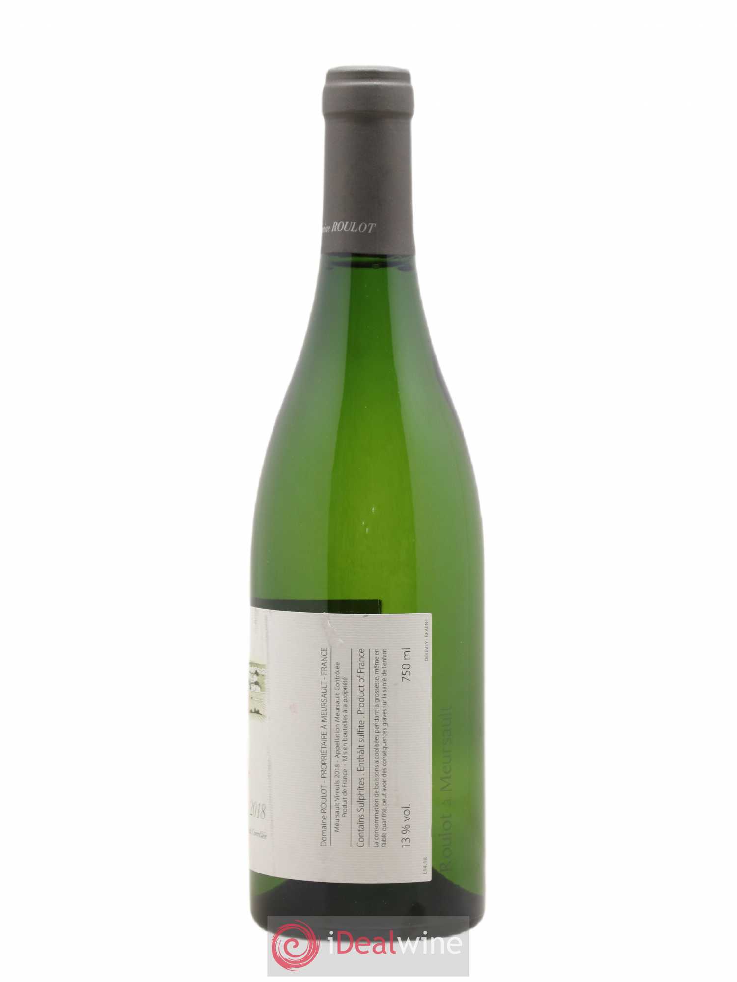 Meursault Les Vireuils Roulot (Domaine) 2018 - Lot de 1 bouteille - 1