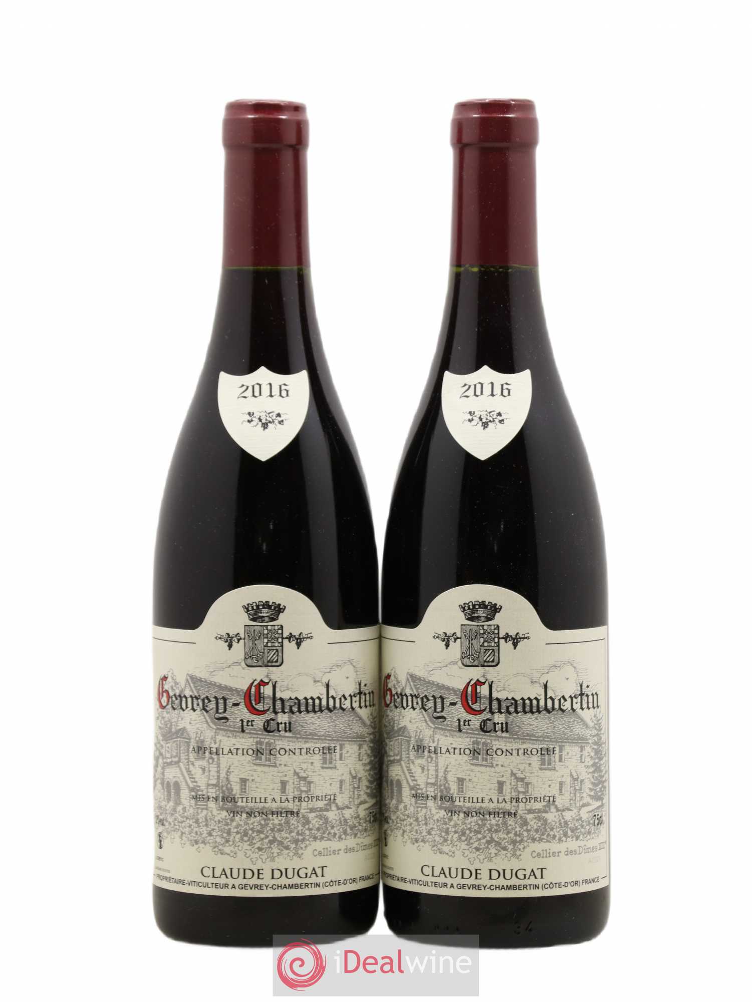Gevrey-Chambertin 1er Cru Claude Dugat 2016 - Lot de 2 bouteilles - 0