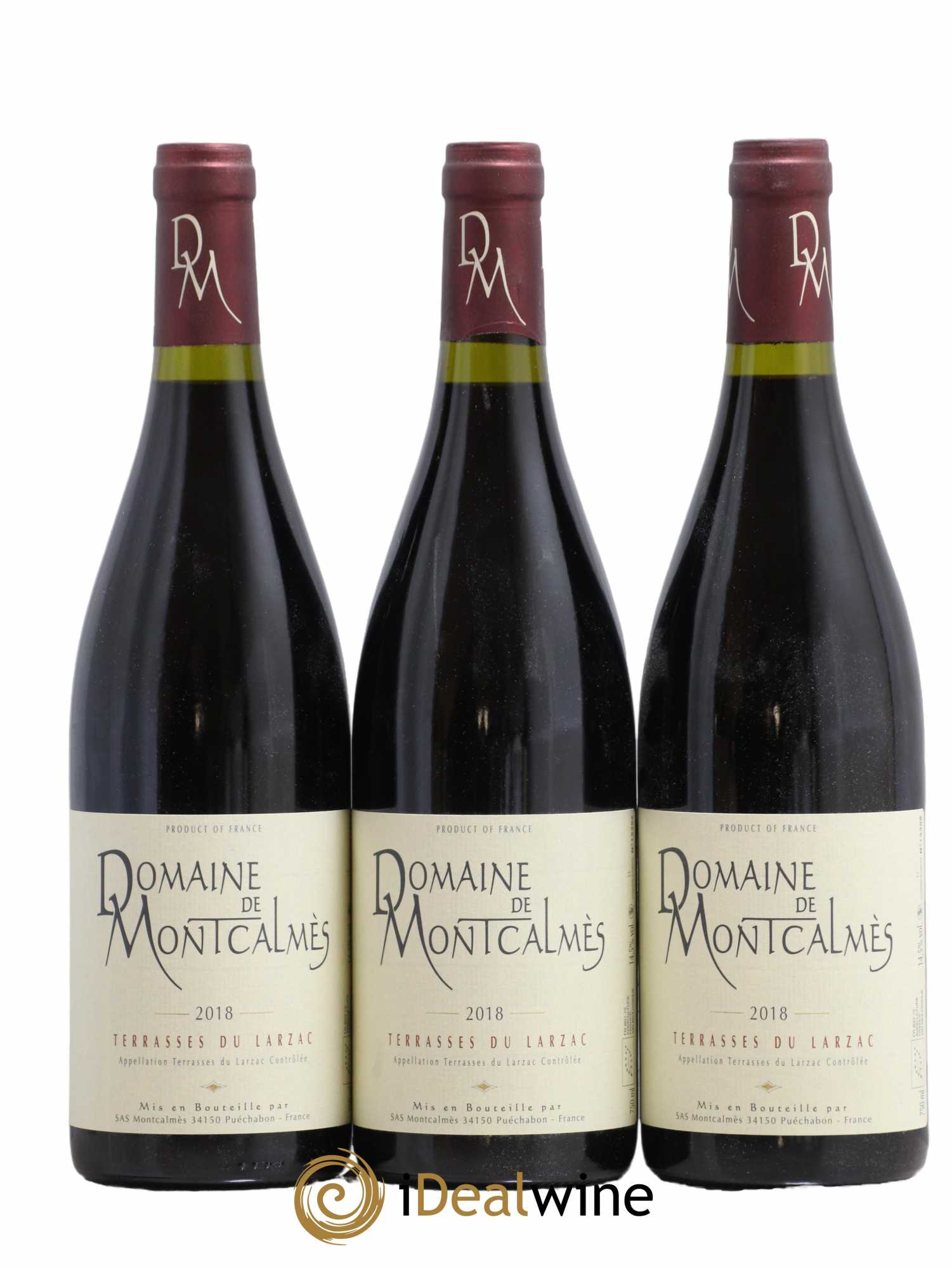 Coteaux du Languedoc Domaine de Montcalmès Frédéric Pourtalié 2018 - Lot de 3 bouteilles - 0