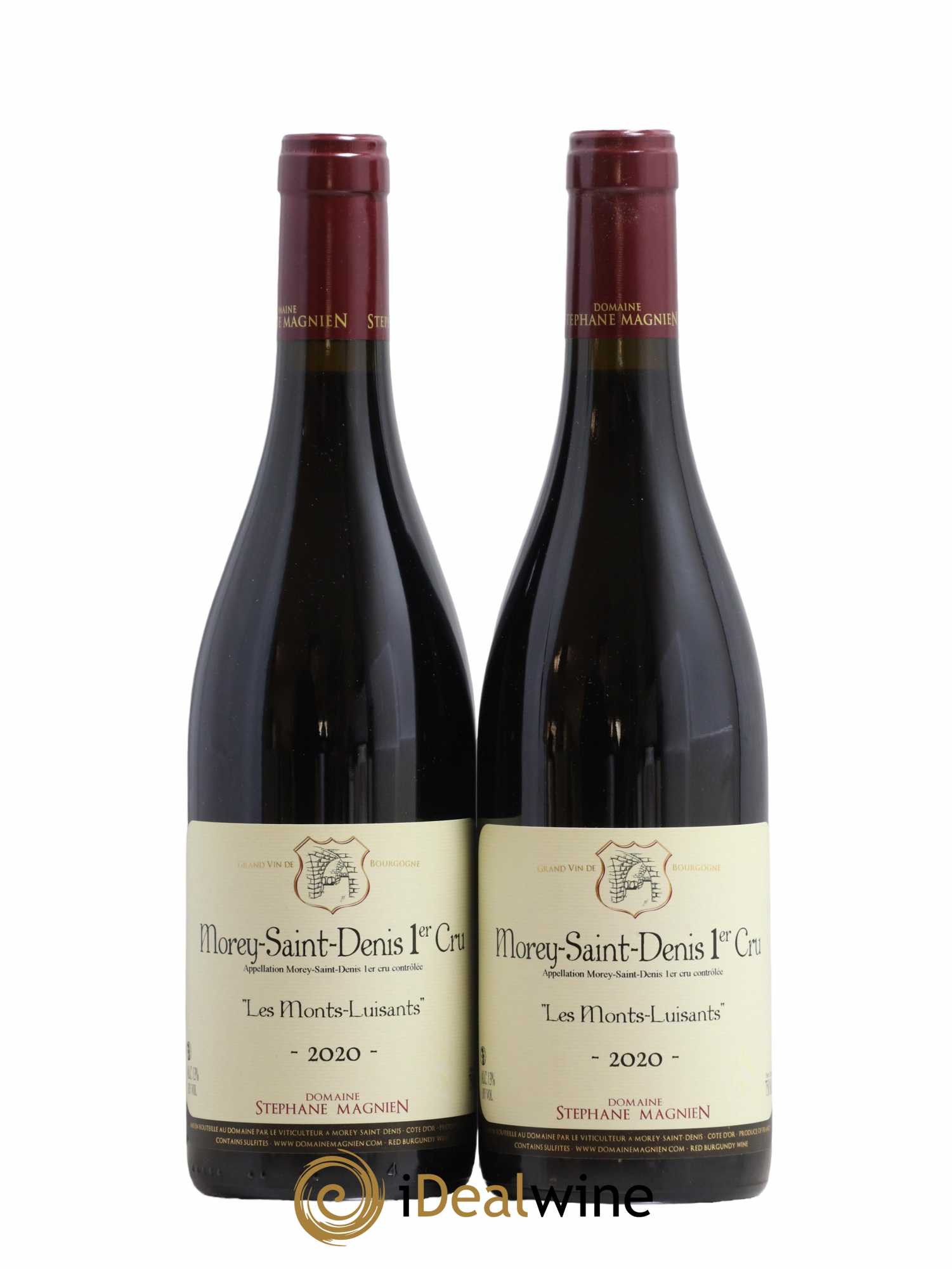 Morey-Saint-Denis 1er Cru Les Monts-Luisants Domaine Stéphane Magnien 2020 - Lot de 2 bouteilles - 0