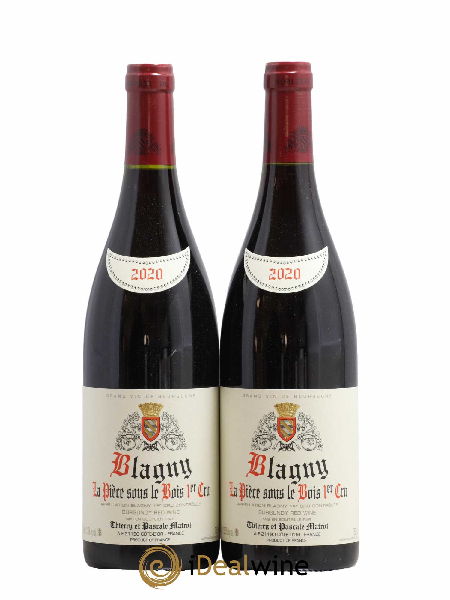 Blagny 1er Cru La Pièce sous le Bois Matrot (Domaine) 2020 - Lot de 2 bouteilles - 0
