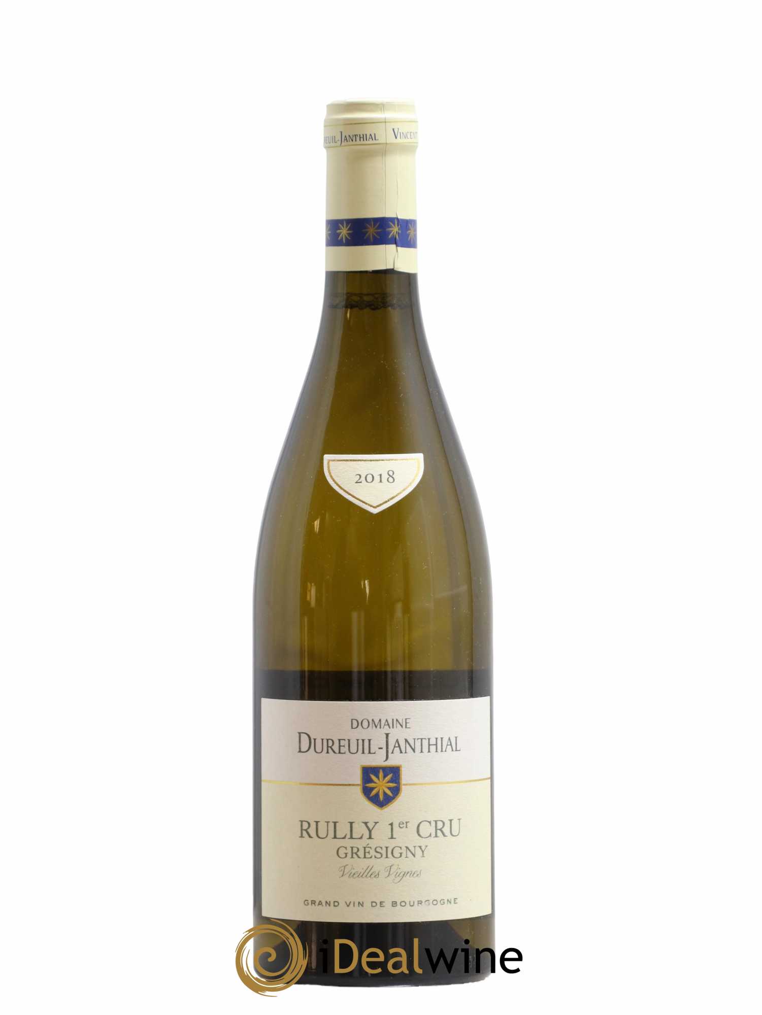 Rully 1er Cru Grésigny Vieilles Vignes Vincent Dureuil-Janthial 2018 - Posten von 1 Flasche - 0