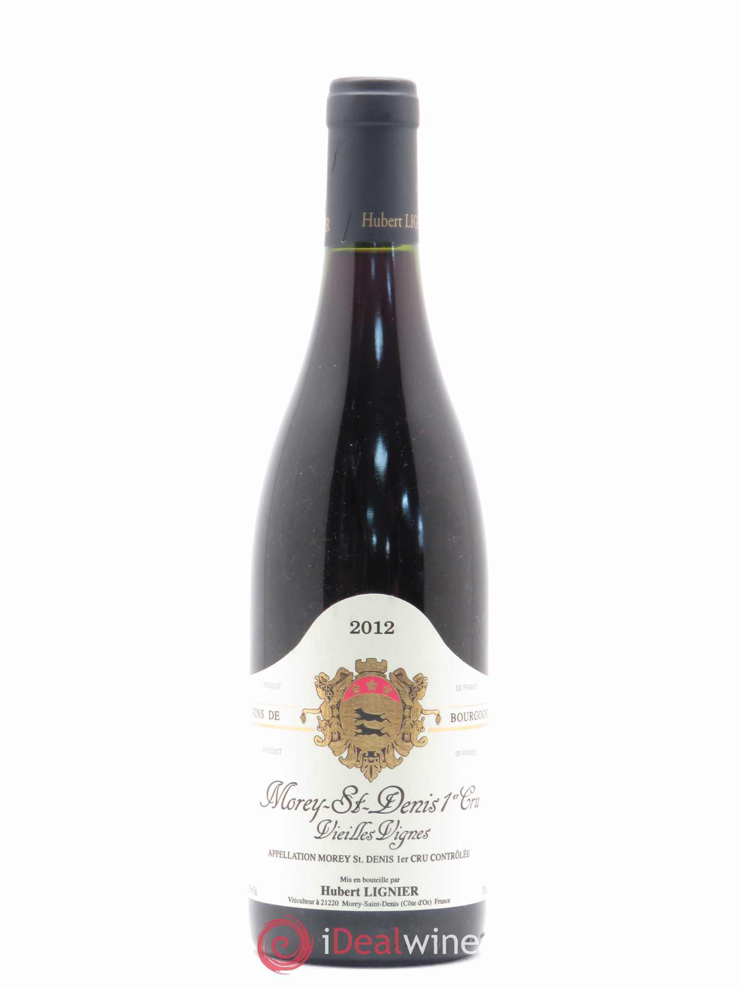 Morey-Saint-Denis 1er Cru Vieilles Vignes Hubert Lignier (Domaine) 2012 - Lot de 1 bouteille - 0