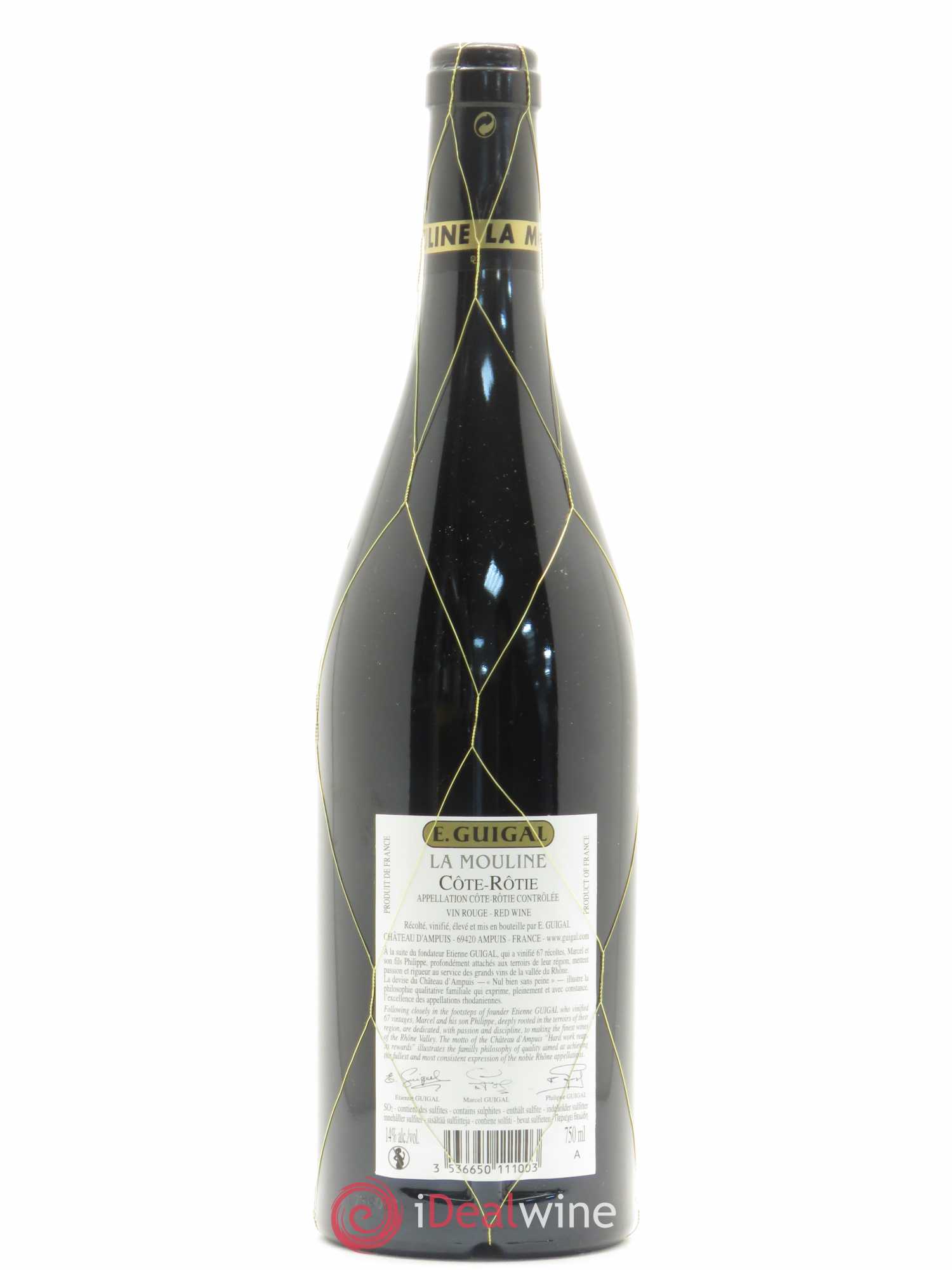 Côte-Rôtie La Mouline Guigal 2015 - Lot de 1 bouteille - 1