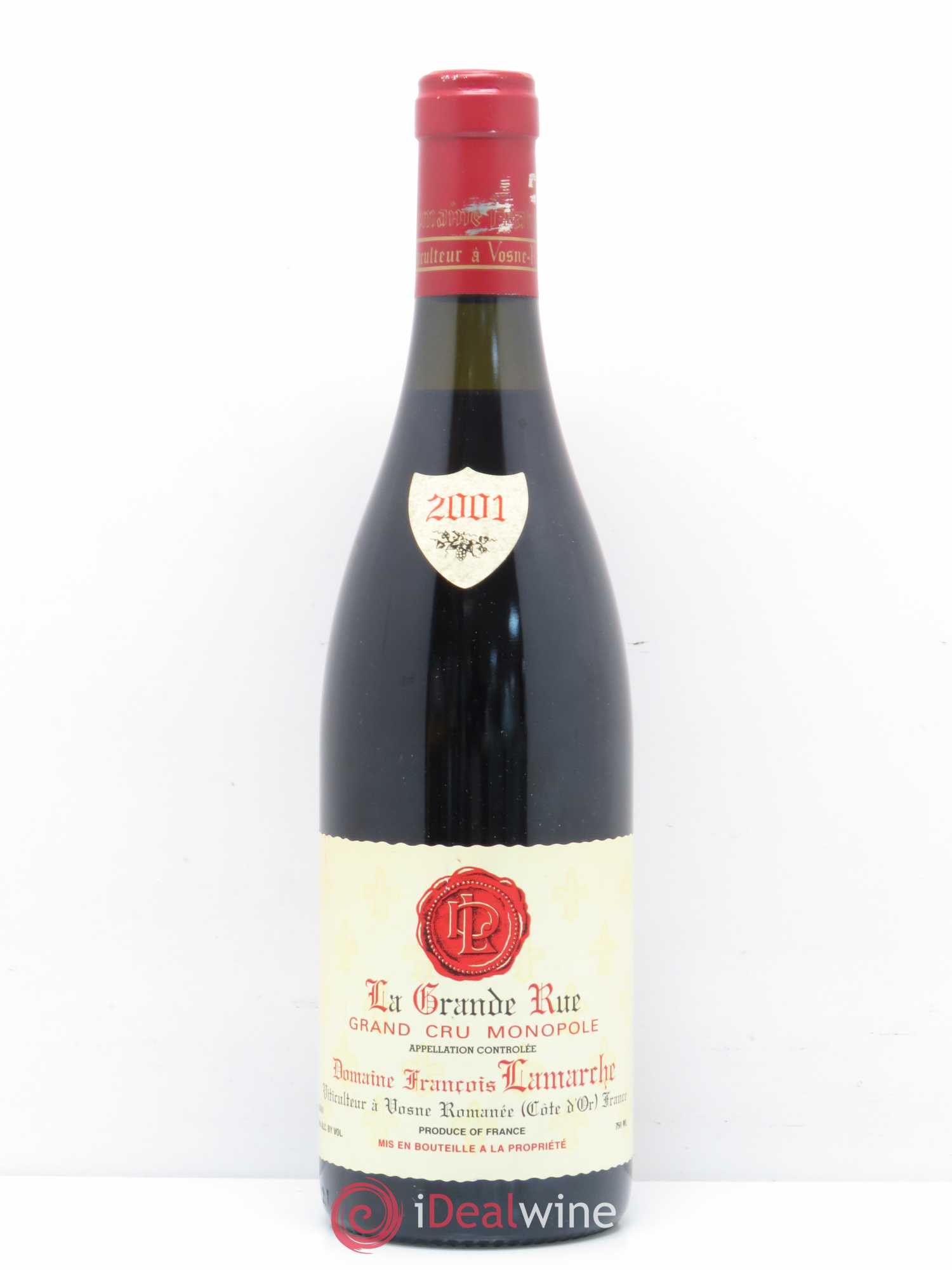 La Grande Rue Grand Cru Lamarche (Domaine) 2001 - Lot de 1 bouteille - 0