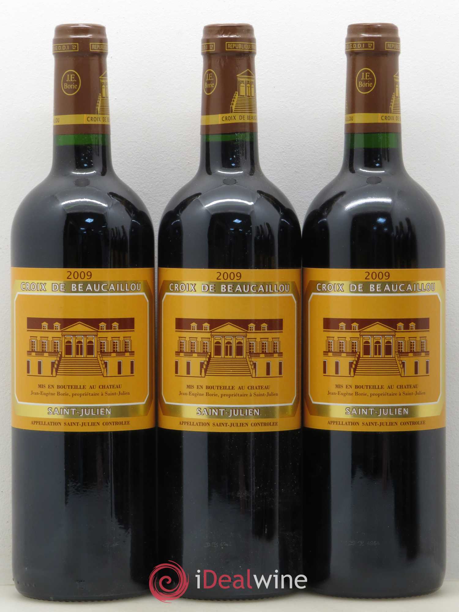 La Croix de Beaucaillou Second Vin 2009 - Lot de 6 bouteilles - 1