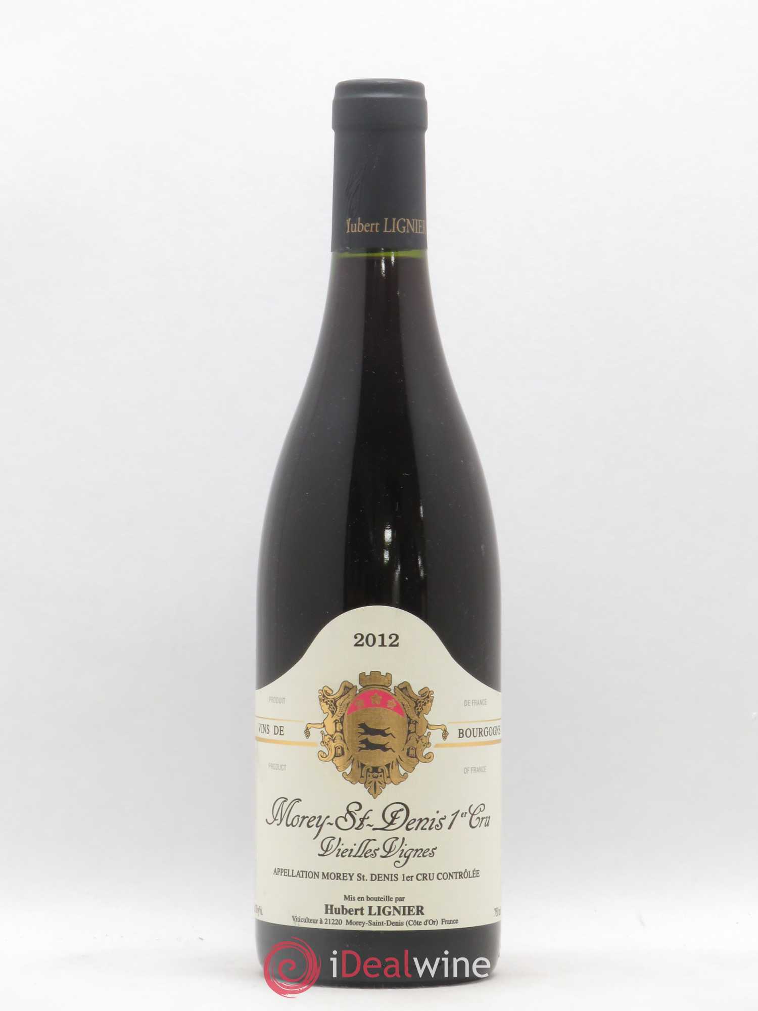 Morey-Saint-Denis 1er Cru Vieilles Vignes Hubert Lignier (Domaine) 2012 - Lot de 1 bouteille - 0