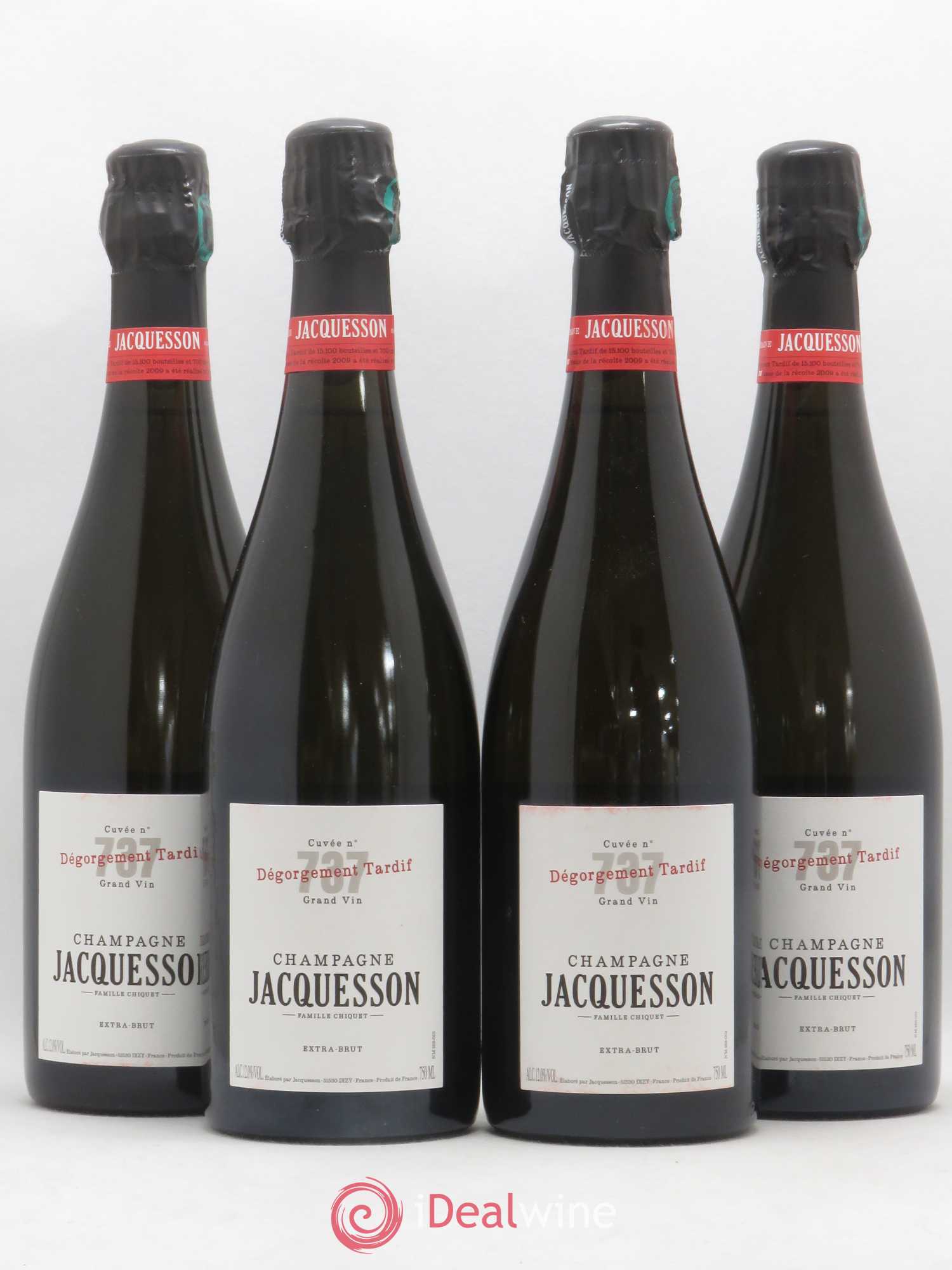 Cuvée 737 Dégorgement Tardif Extra-Brut Jacquesson - Lot de 4 bouteilles - 0