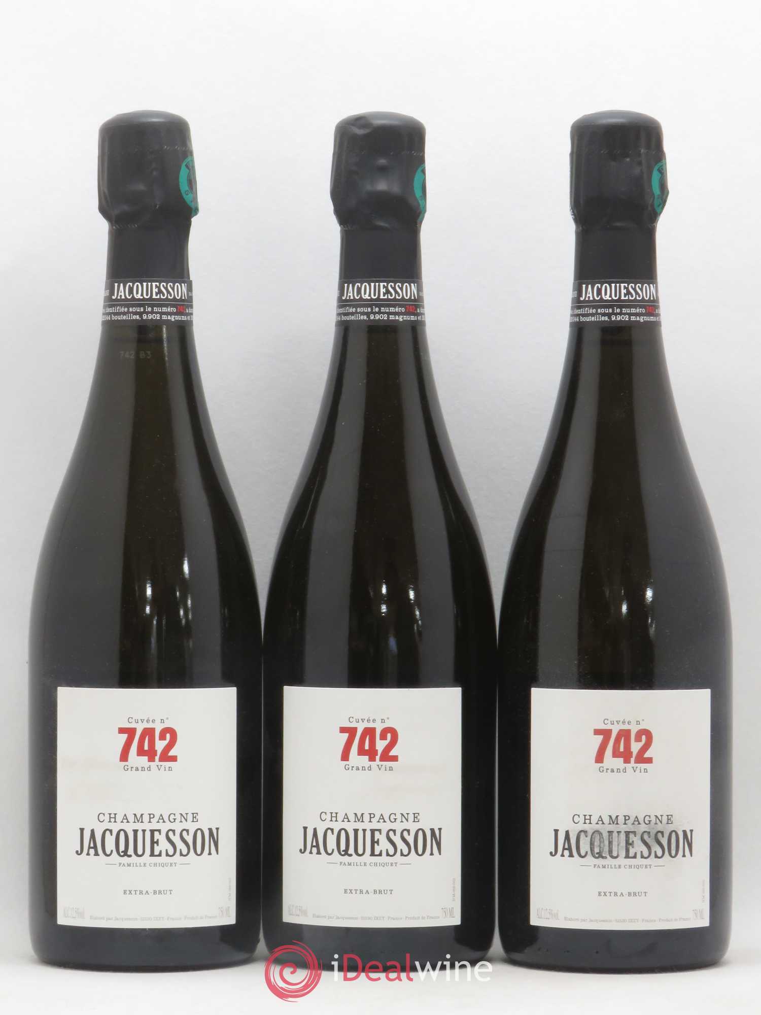 Cuvée 742 Extra-Brut Jacquesson - Lot de 6 bouteilles - 1