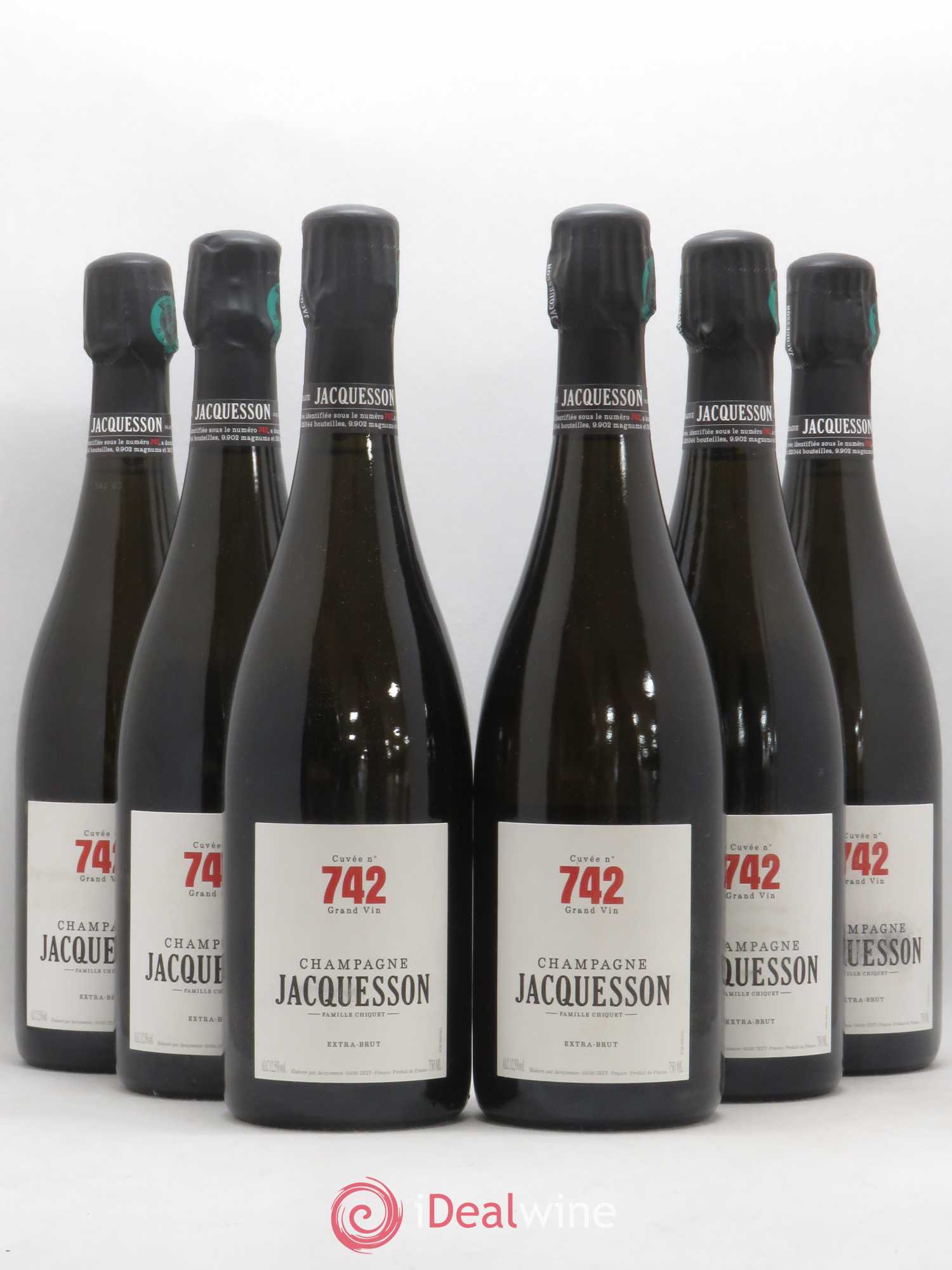 Cuvée 742 Extra-Brut Jacquesson - Lot de 6 bouteilles - 0