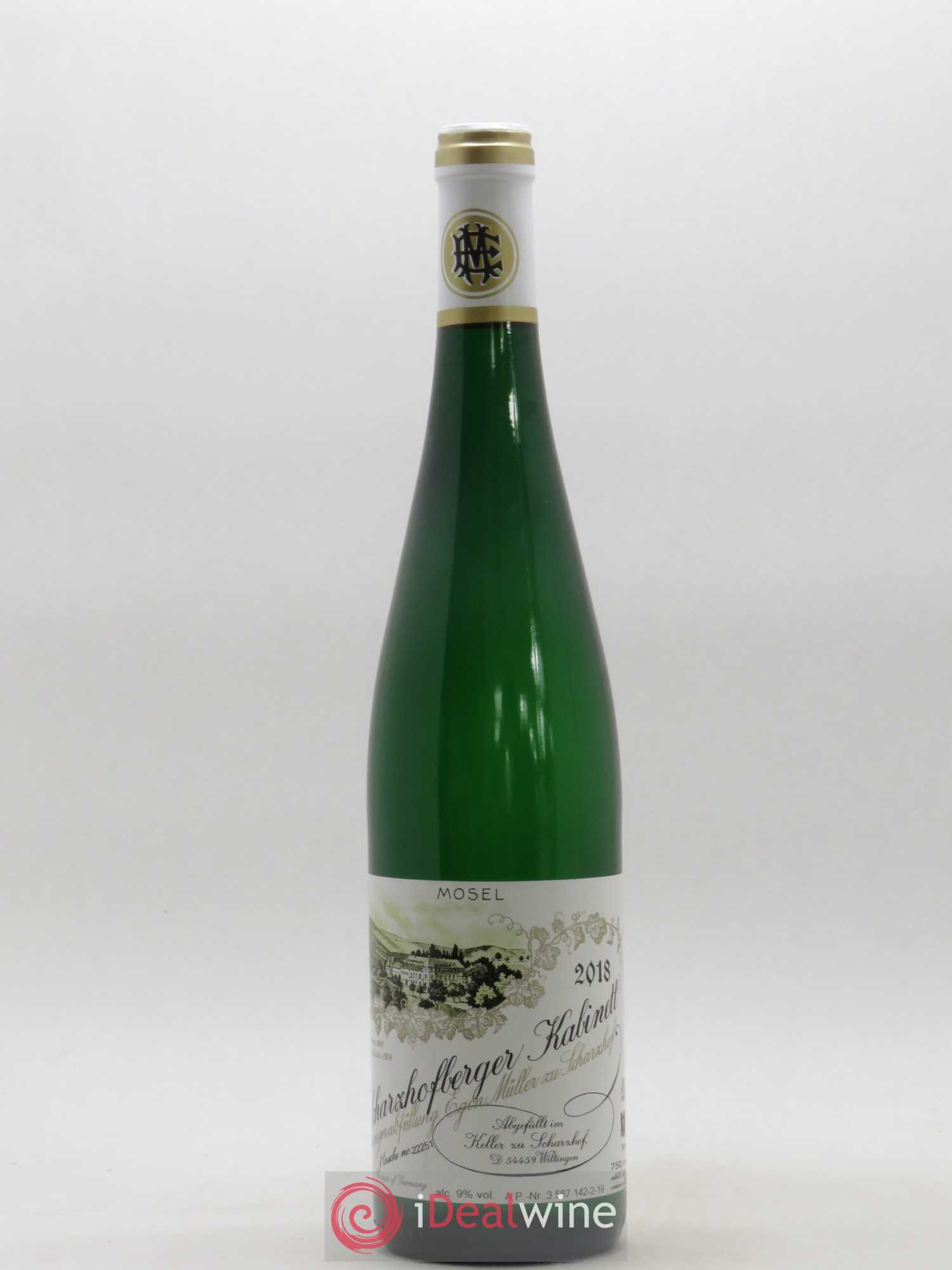 Riesling Scharzhofberger Kabinett Egon Muller 2018 - Lot de 1 bouteille - 0