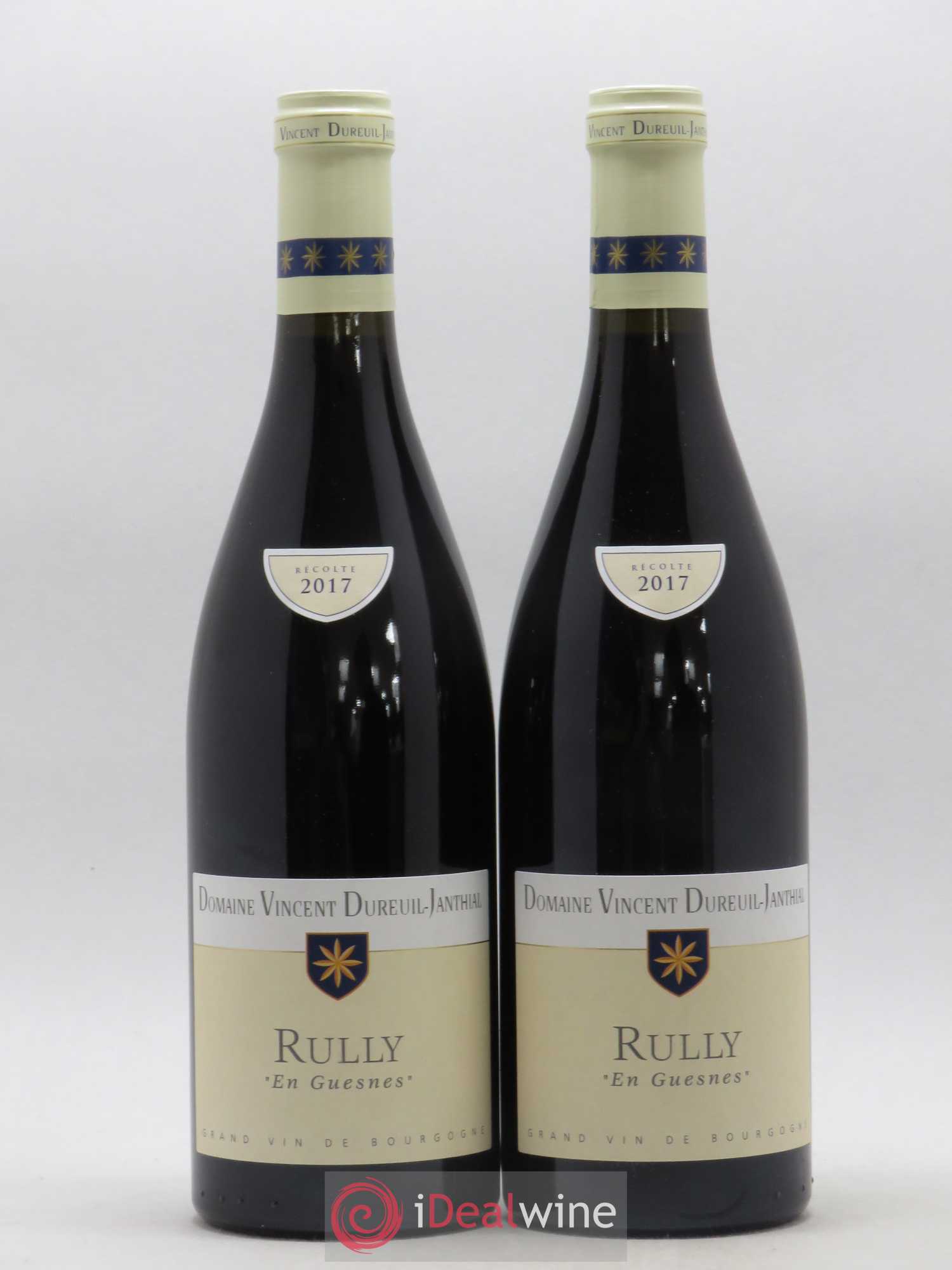 Rully En Guesnes Vincent Dureuil-Janthial 2017 - Lot de 2 bouteilles - 0