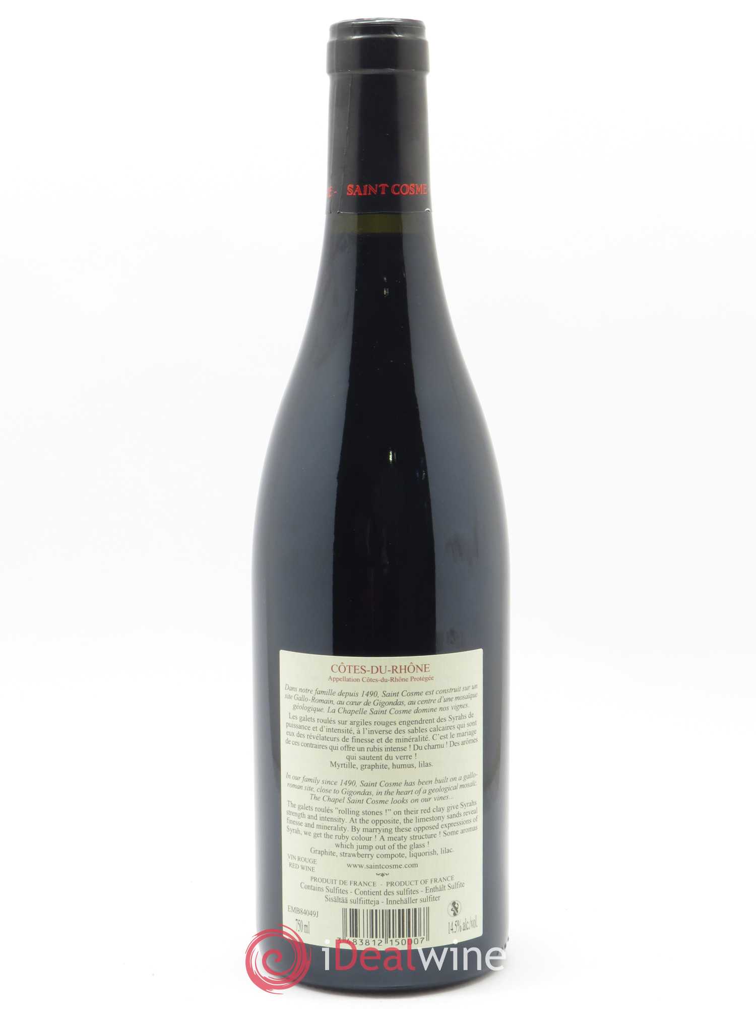 Côtes-du-Rhône Saint Cosme 2018 - Posten von 1 Flasche - 1