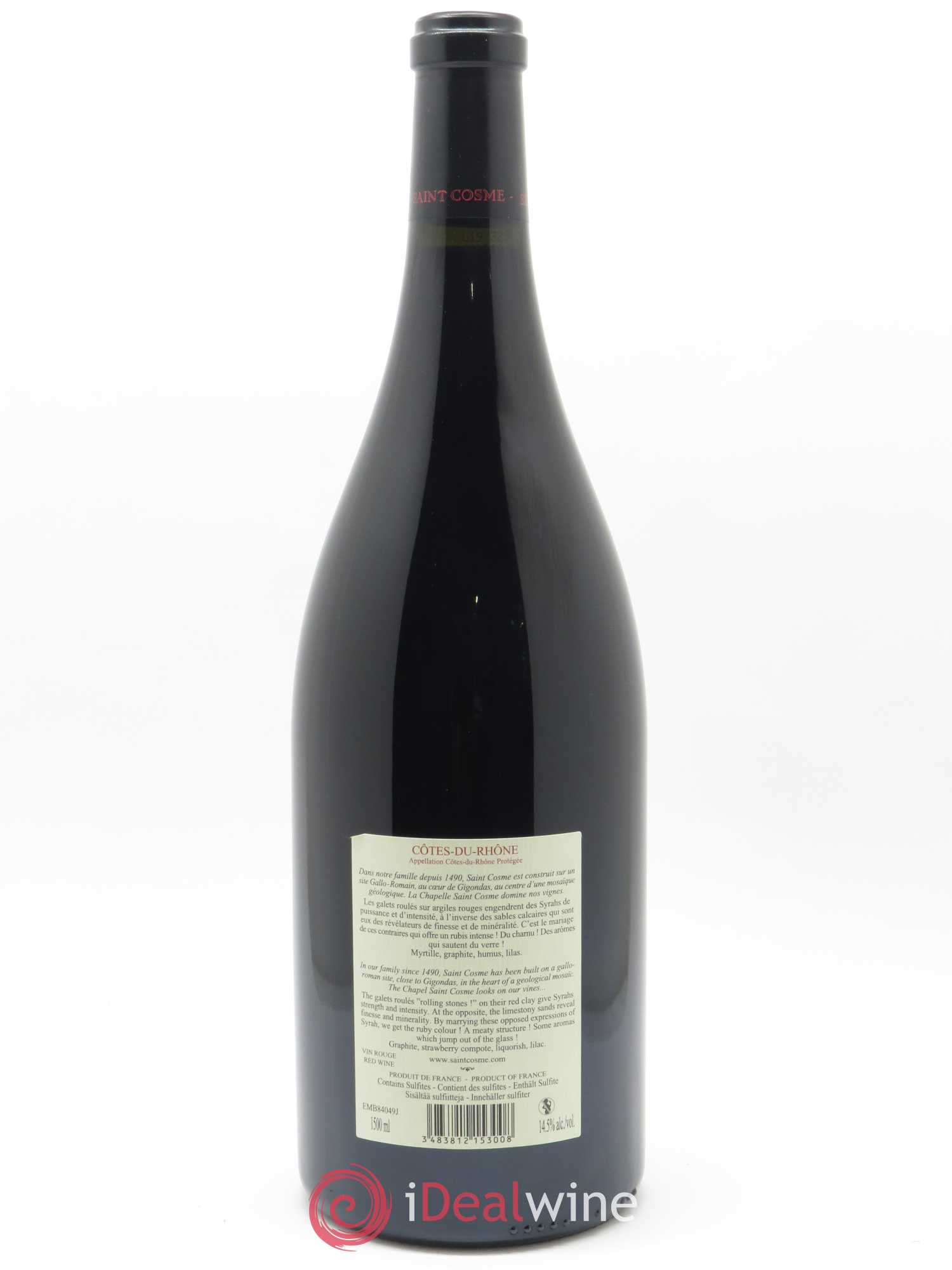 Côtes-du-Rhône Saint Cosme 2018 - Lot de 1 magnum - 1