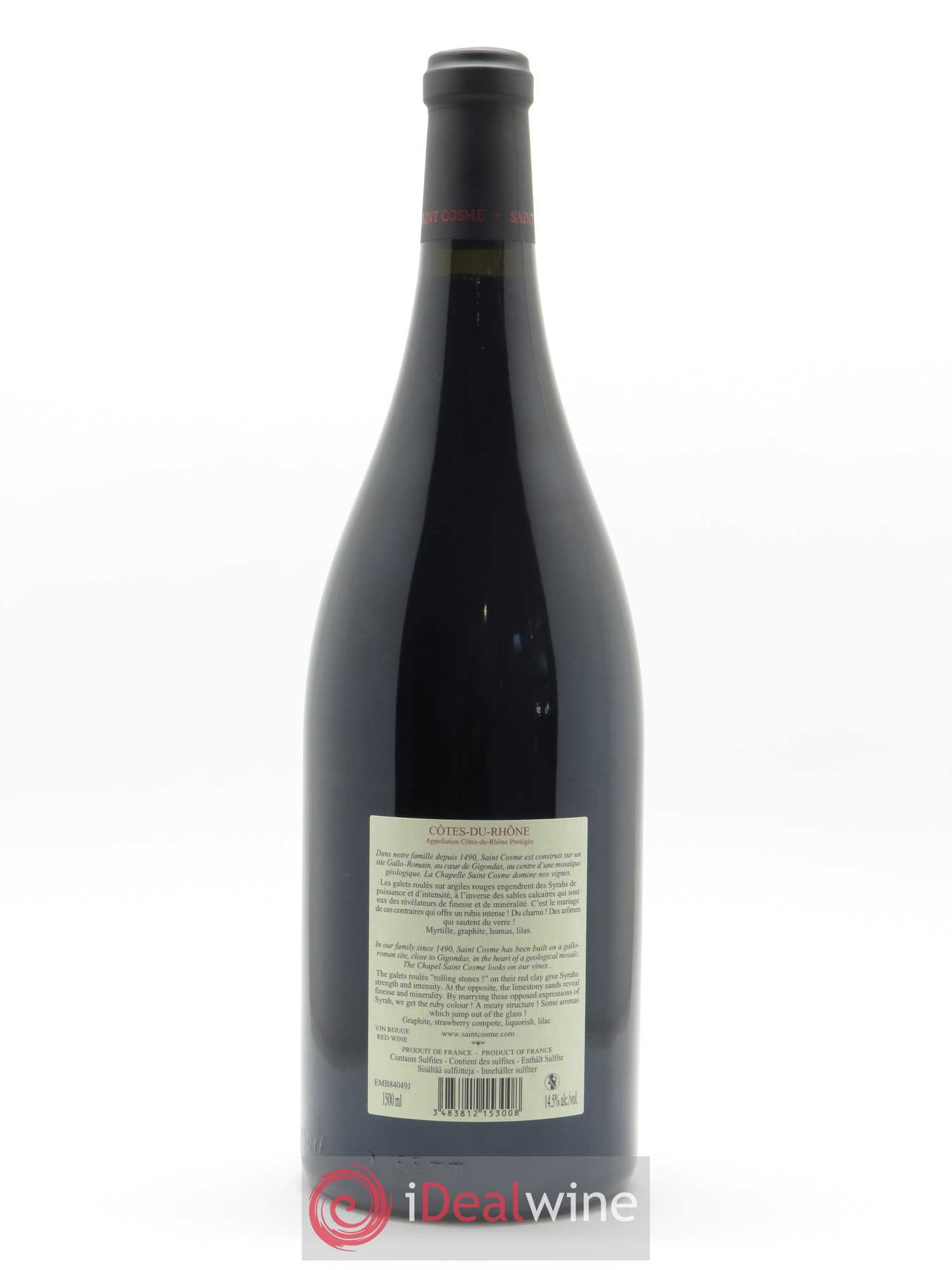 Côtes-du-Rhône Saint Cosme 2019 - Lot de 1 magnum - 1
