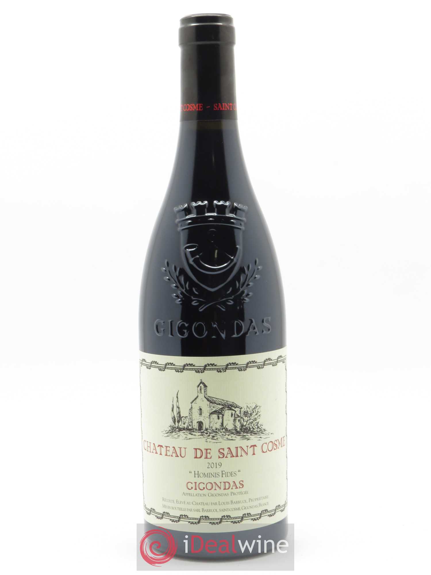Gigondas Hominis Fides Saint Cosme 2019 - Lot de 1 bouteille - 0