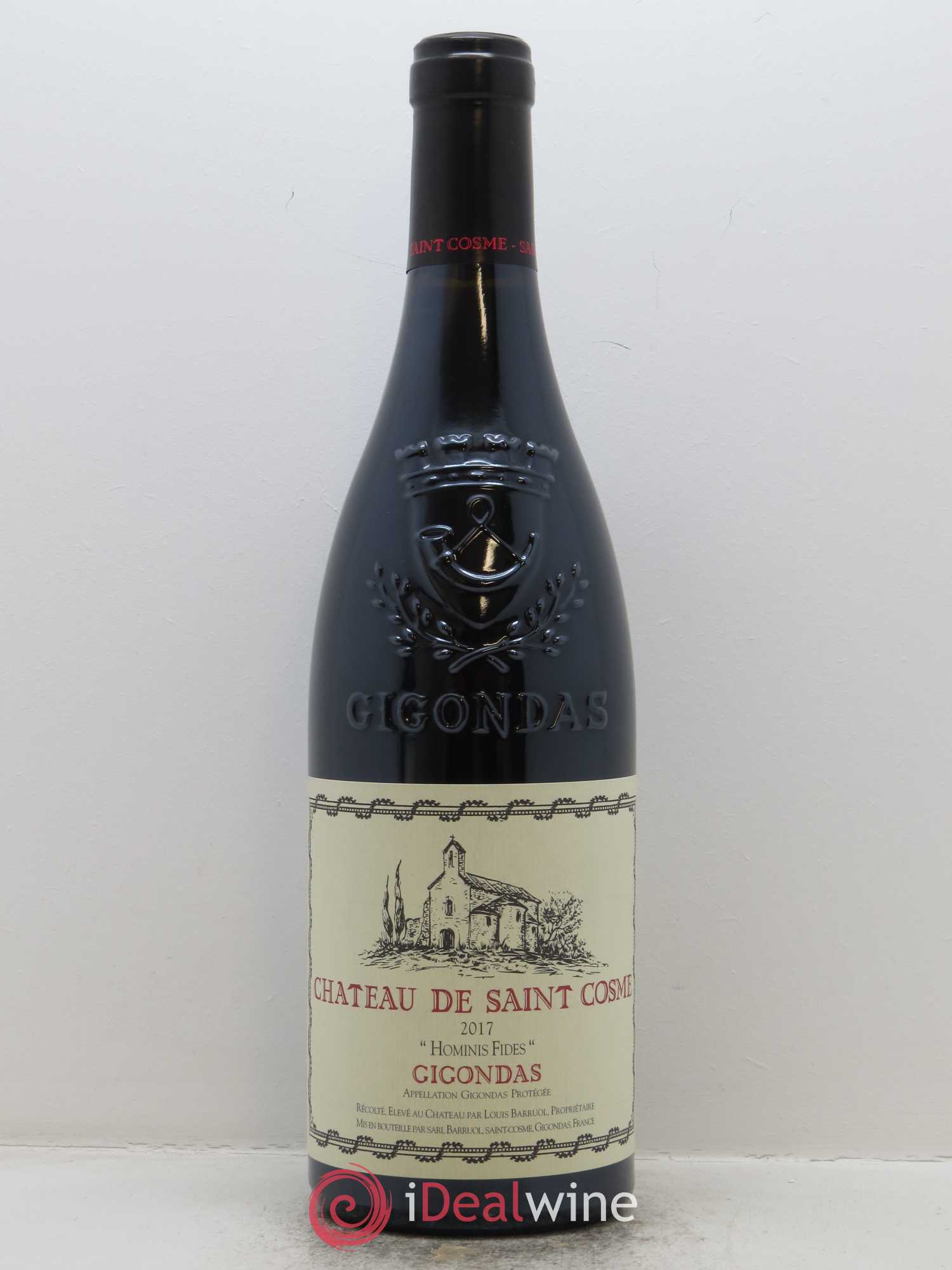 Gigondas Hominis Fides Saint Cosme 2017 - Lot de 1 bouteille - 0