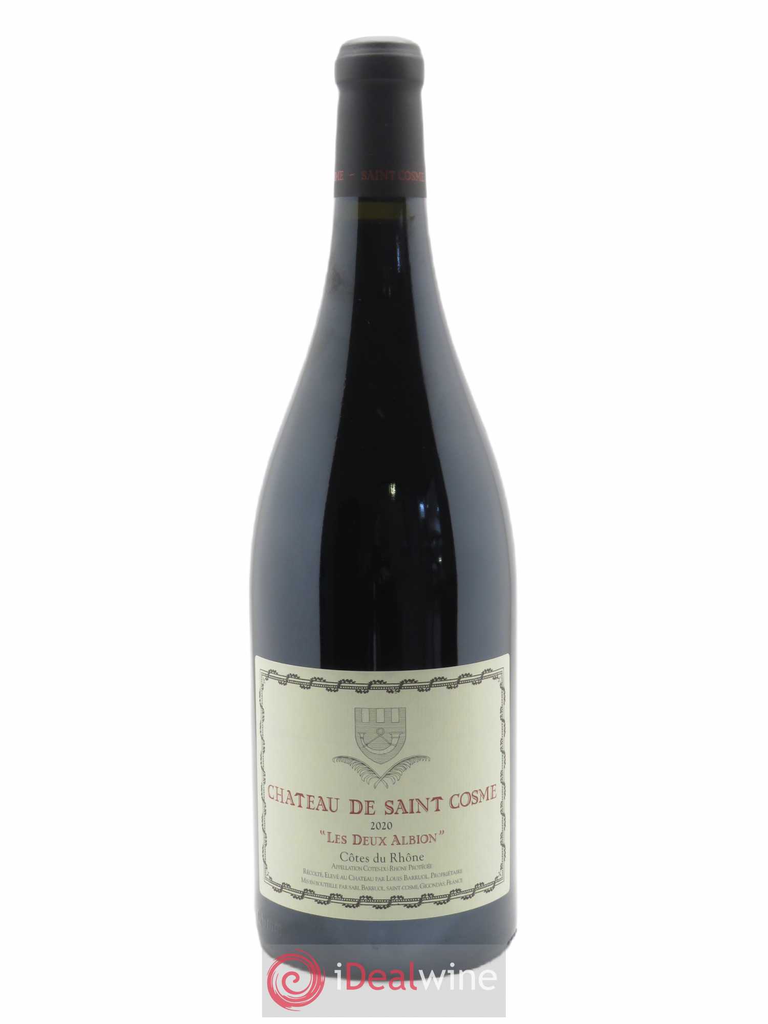 Côtes-du-Rhône Les Deux Albion Saint Cosme  2020 - Lot of 1 magnum - 0