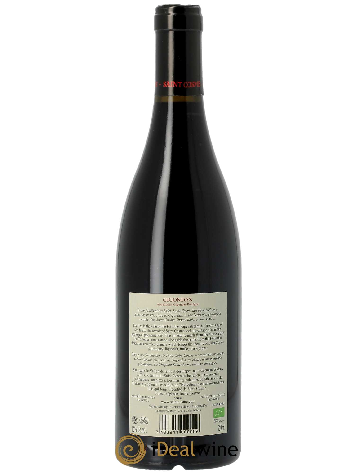 Gigondas Saint Cosme 2021 - Lot of 1 bottle - 1