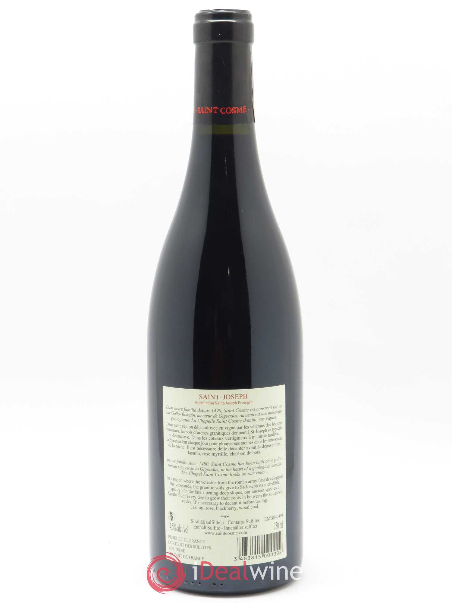 Saint-Joseph Saint Cosme 2018 - Lot de 1 bouteille - 1