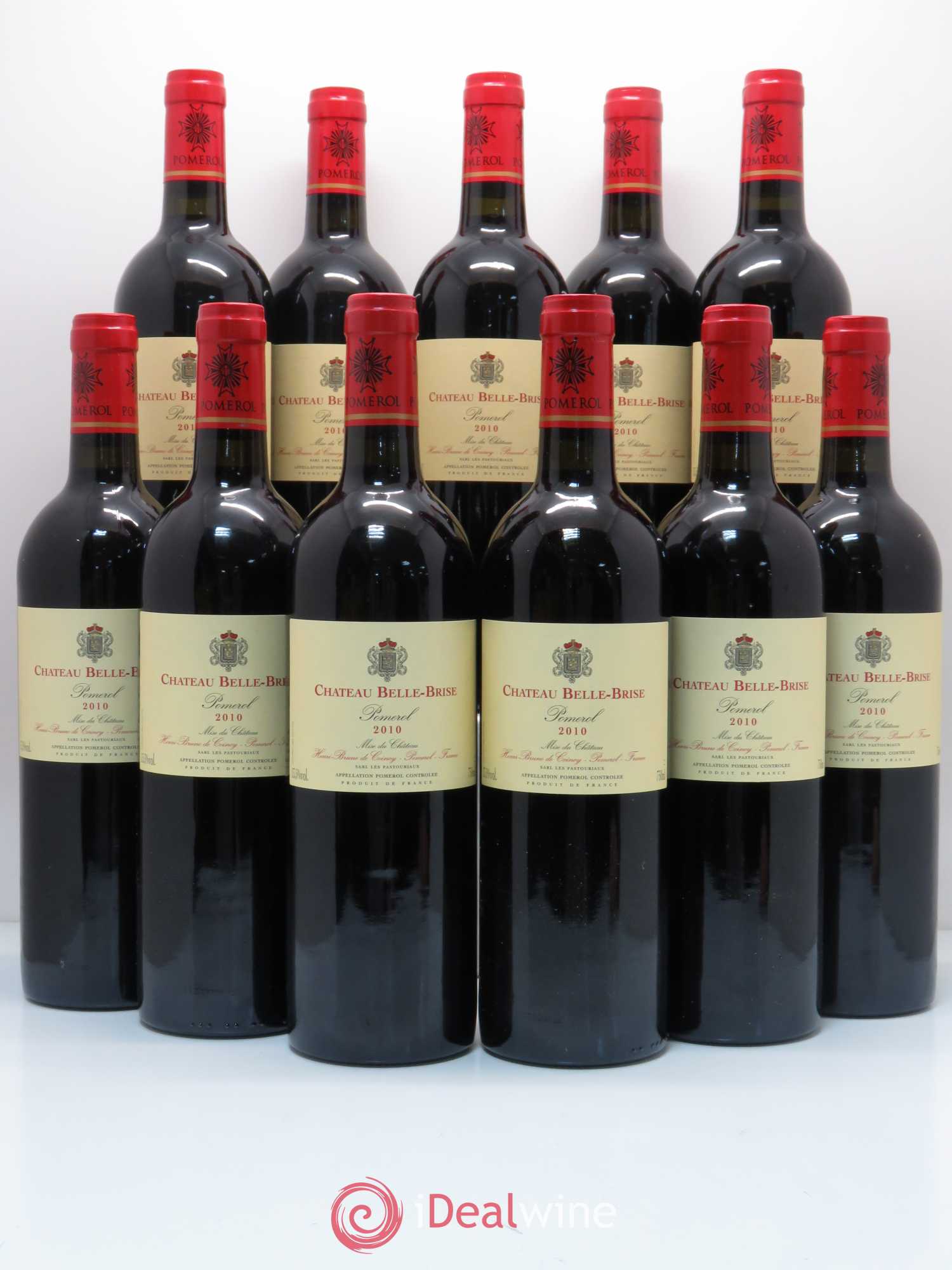 Château Belle-Brise 2010 - Lot de 11 bouteilles - 0