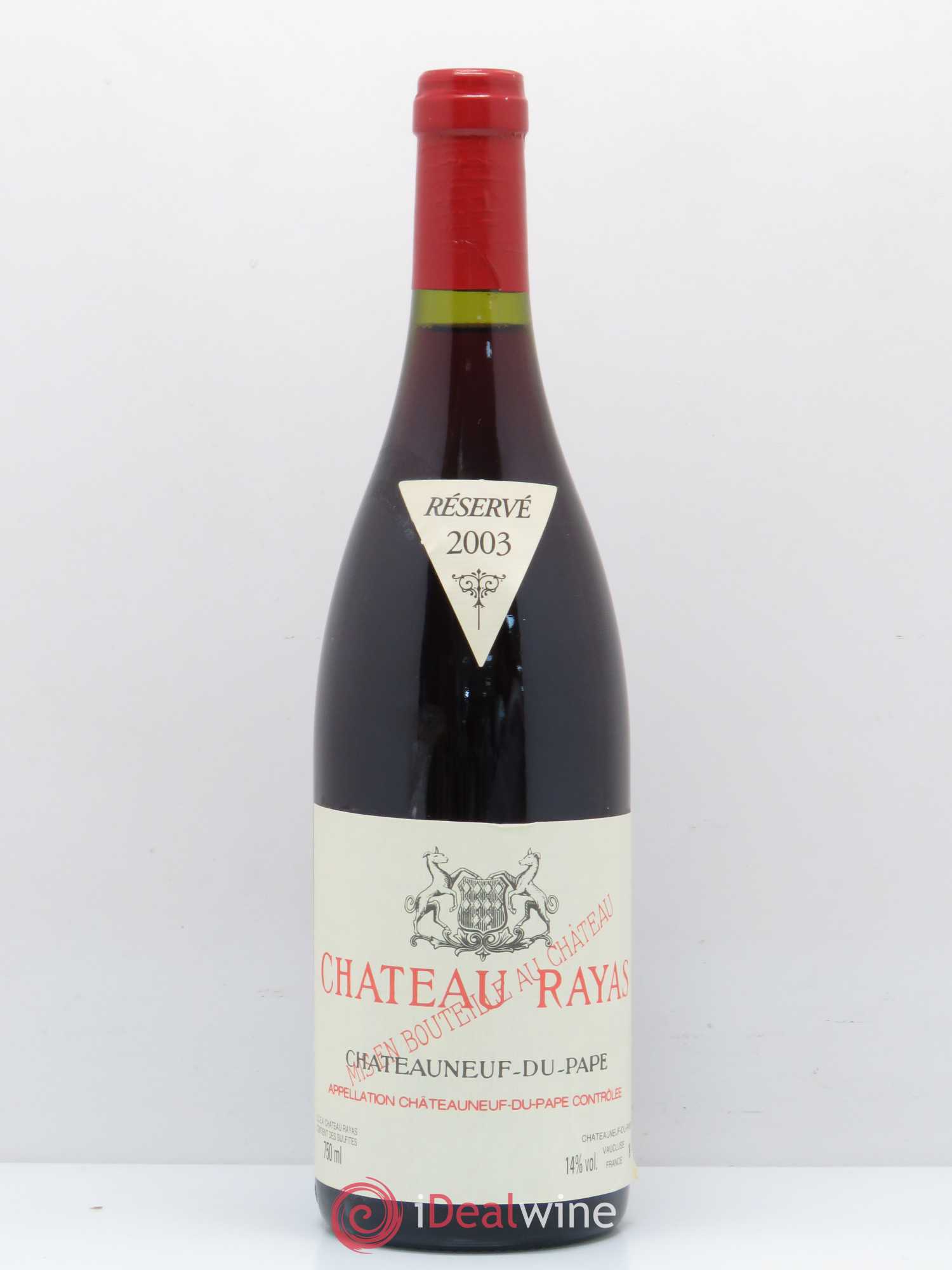 Châteauneuf-du-Pape Château Rayas Emmanuel Reynaud 2003 - Lot de 1 bouteille - 0