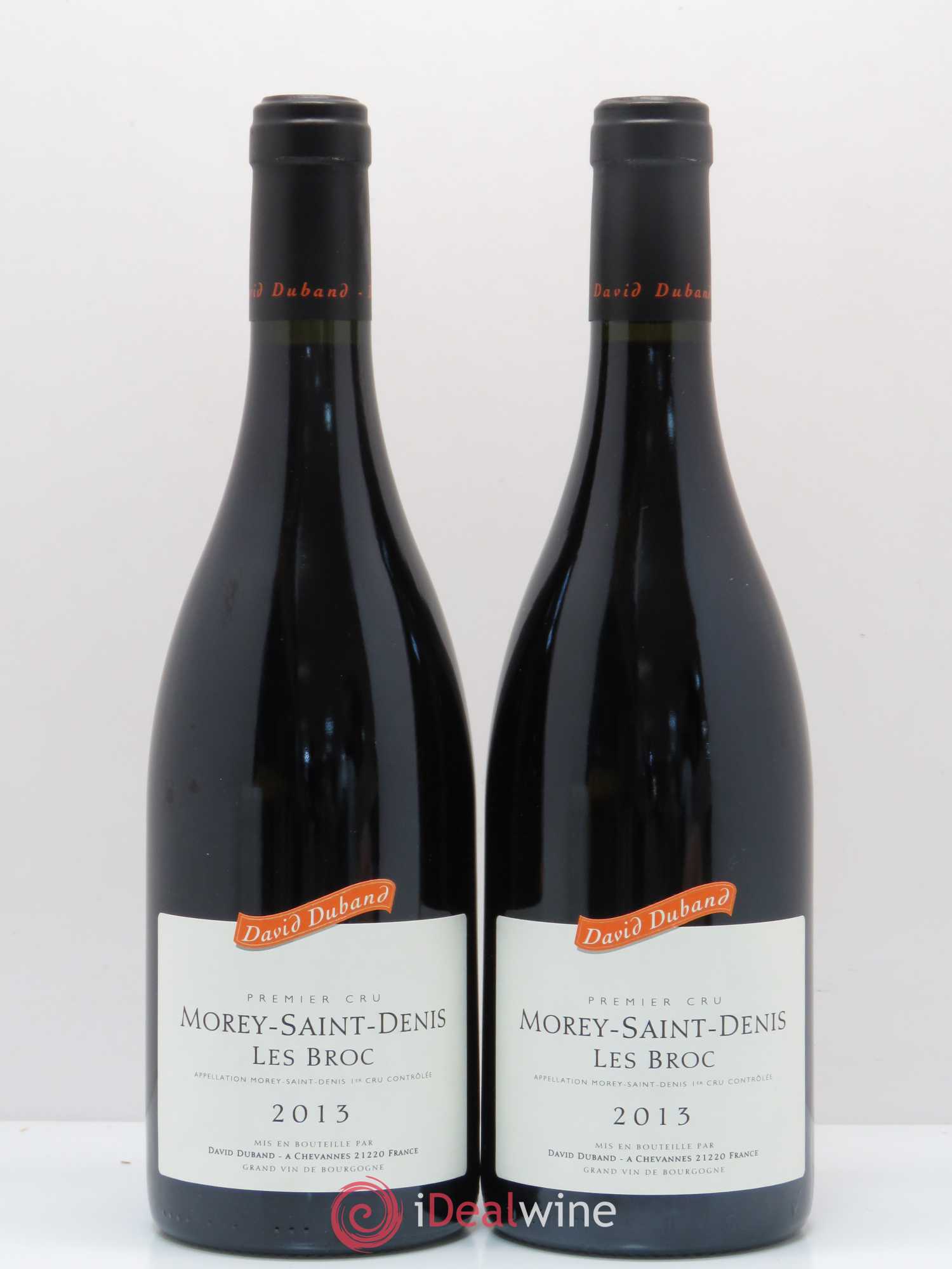 Morey-Saint-Denis 1er Cru Les Broc David Duband 2013 - Posten von 2 Flaschen - 0