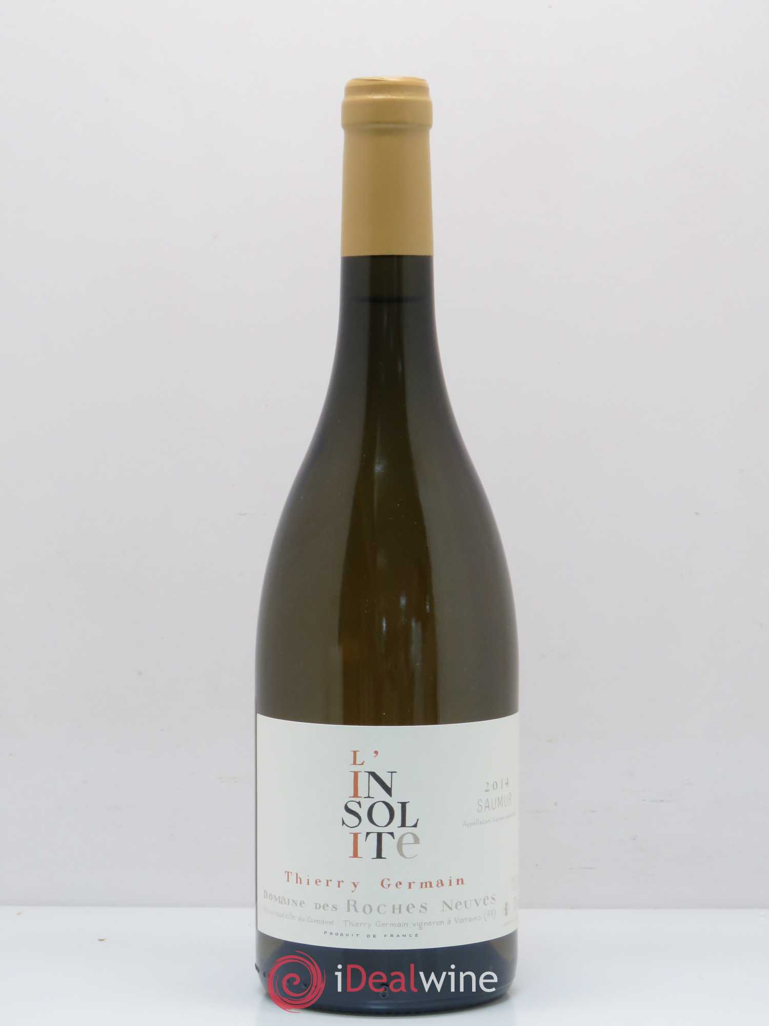 Saumur Insolite Domaine des Roches Neuves - Thierry Germain 2014 - Lot de 1 bouteille - 0