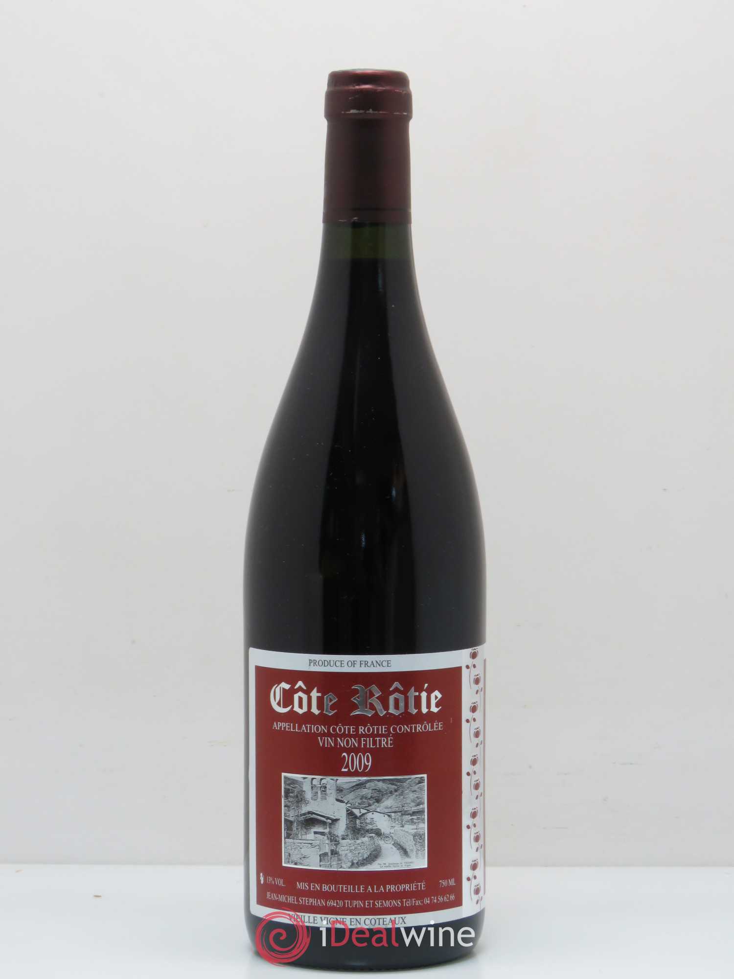 Côte-Rôtie Vieilles Vignes en Coteaux Jean-Michel Stephan En Coteaux 2009 - Lot de 1 bouteille - 0