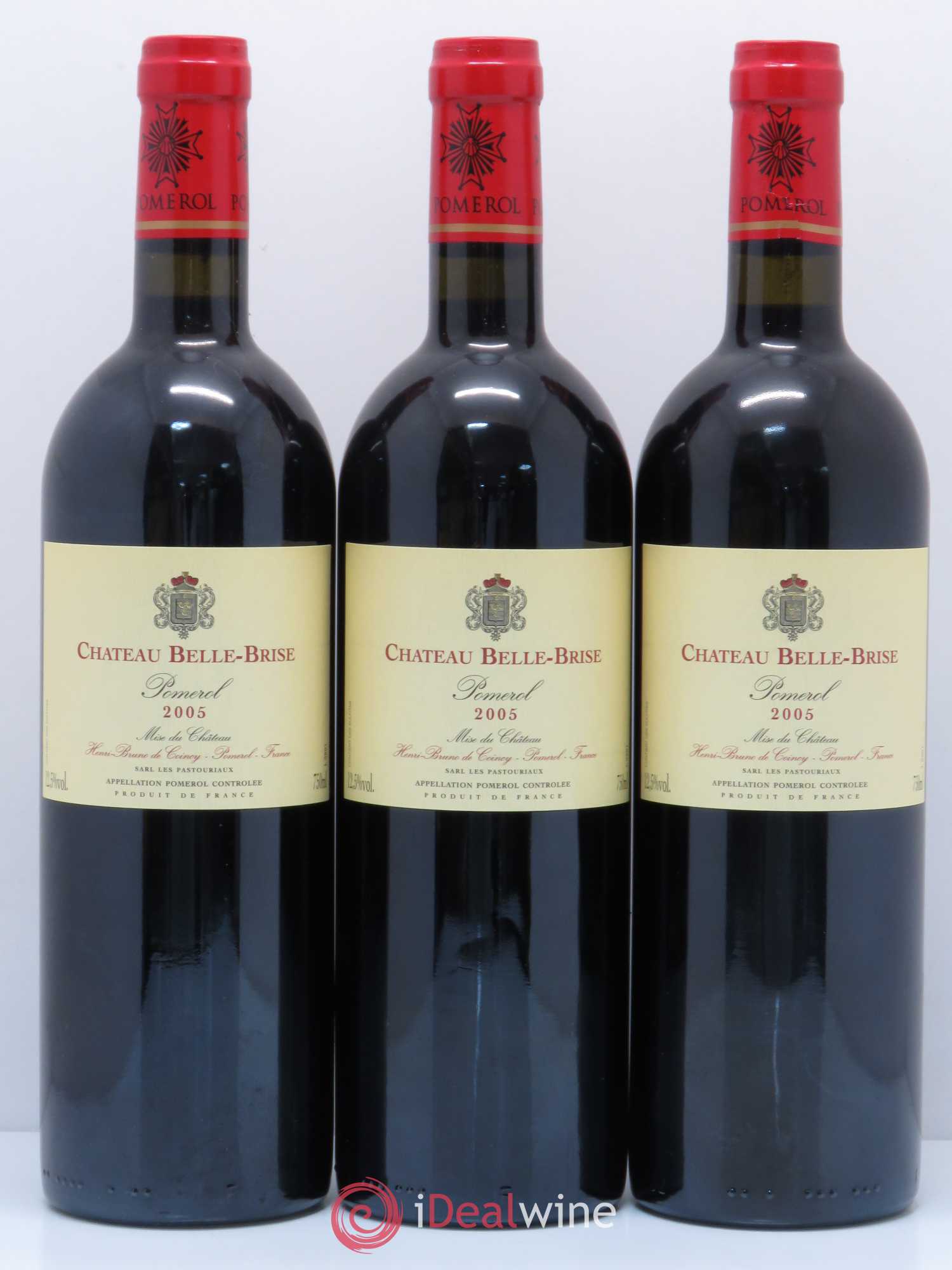 Château Belle-Brise 2005 - Lot de 3 bouteilles - 0