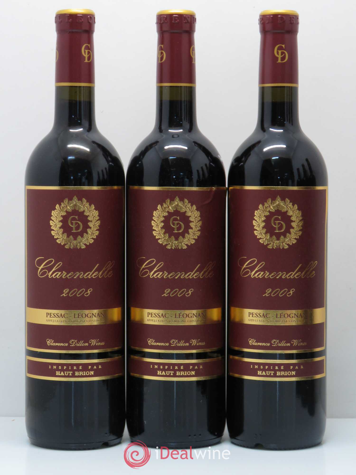 Bordeaux Clarendelle Haut Brion 2008 - Posten von 6 Flaschen - 1