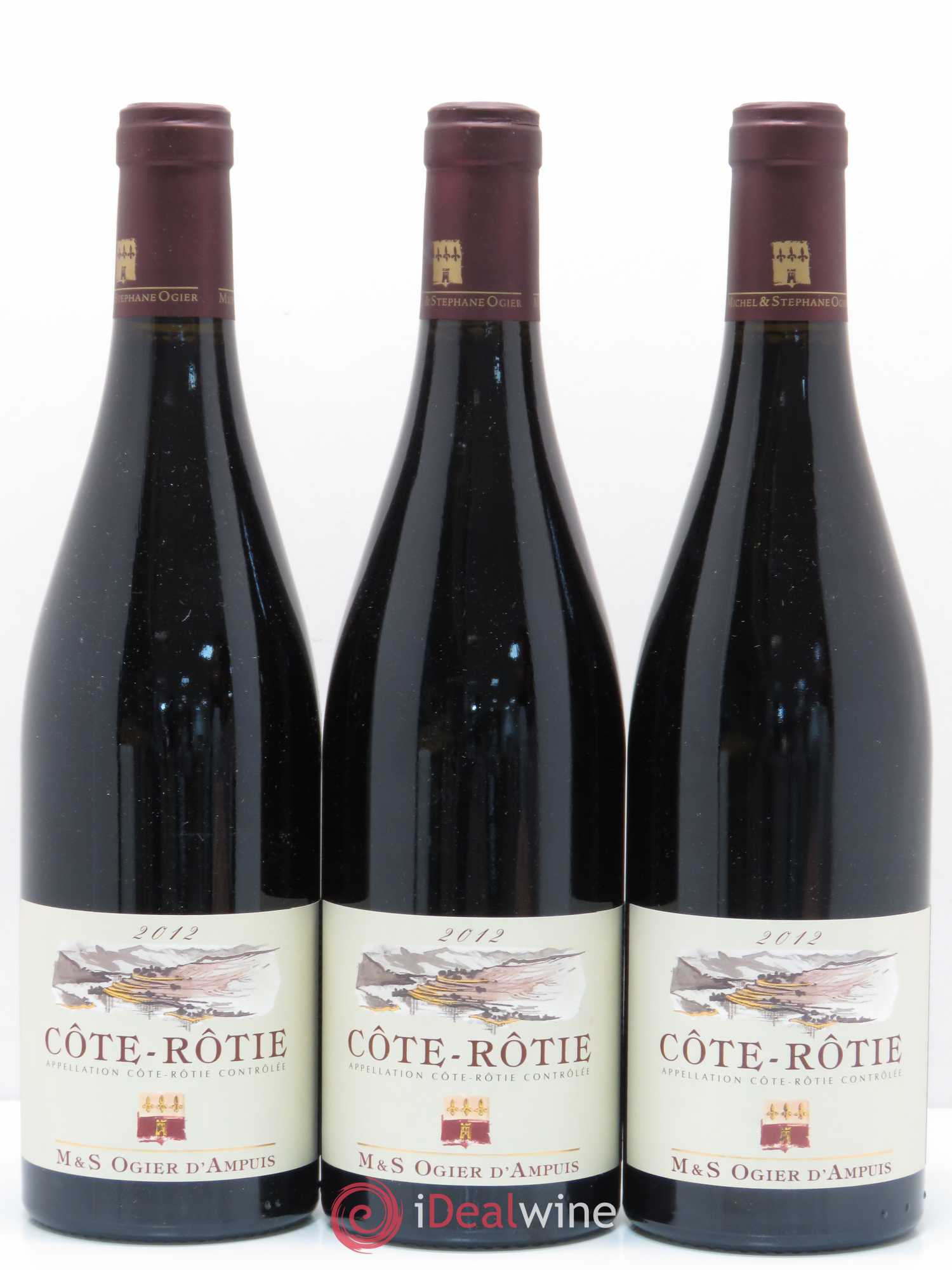 Côte-Rôtie Stéphane Ogier 2012 - Lot de 3 bouteilles - 0