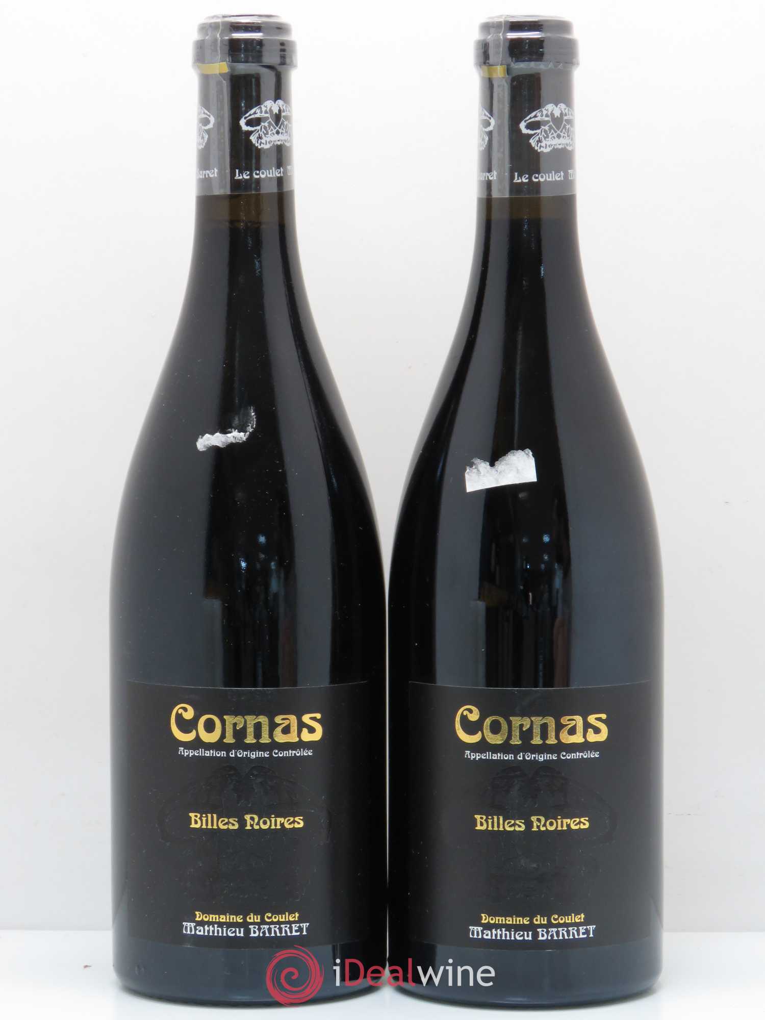 Cornas Billes Noires Coulet (Domaine du) - Matthieu Barret 2010 - Lot de 2 bouteilles - 0