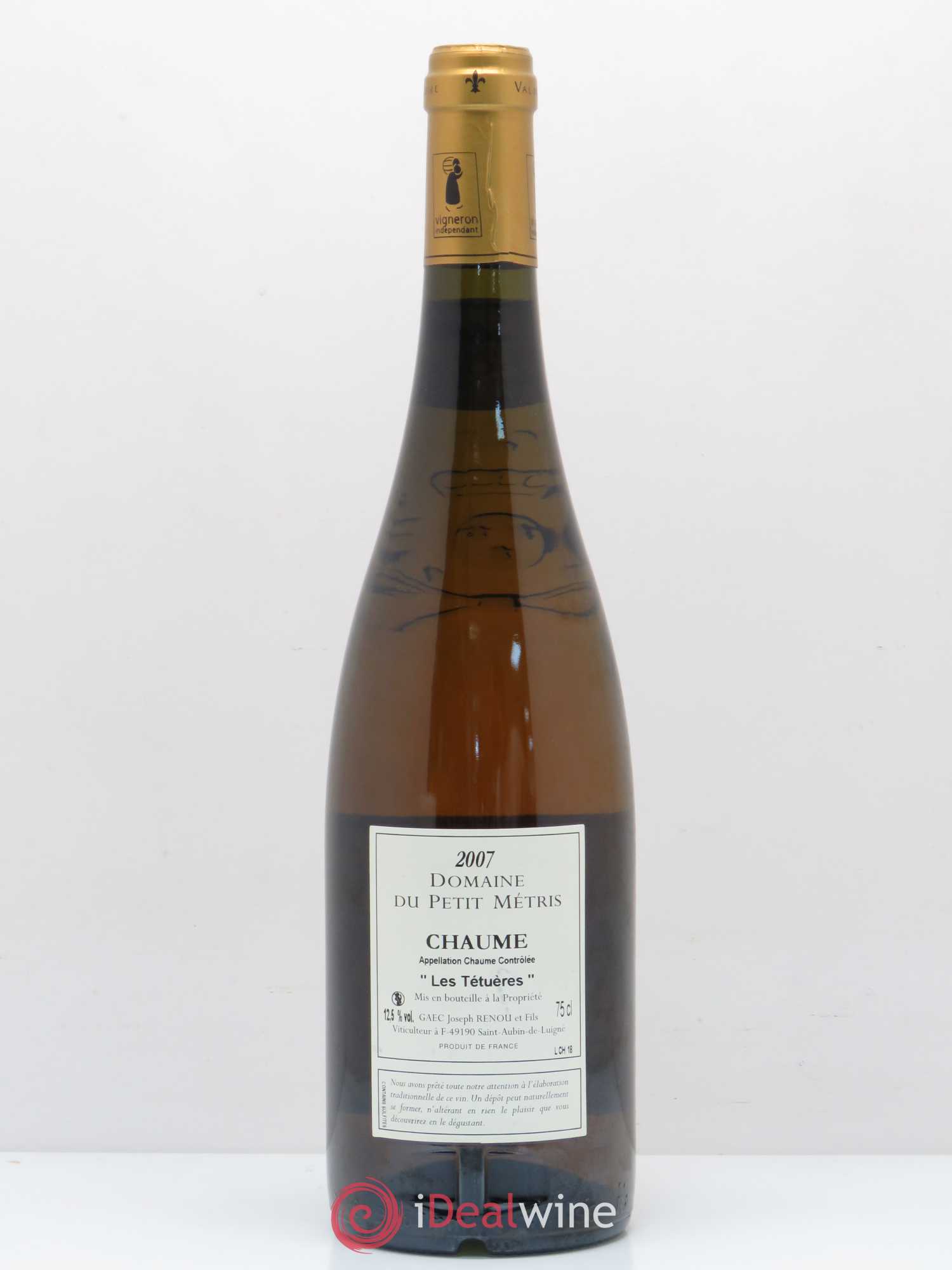 Quarts de Chaume Les Tétueres Domaine du Petit Metris 2007 - Lotto di 1 bottiglia - 1
