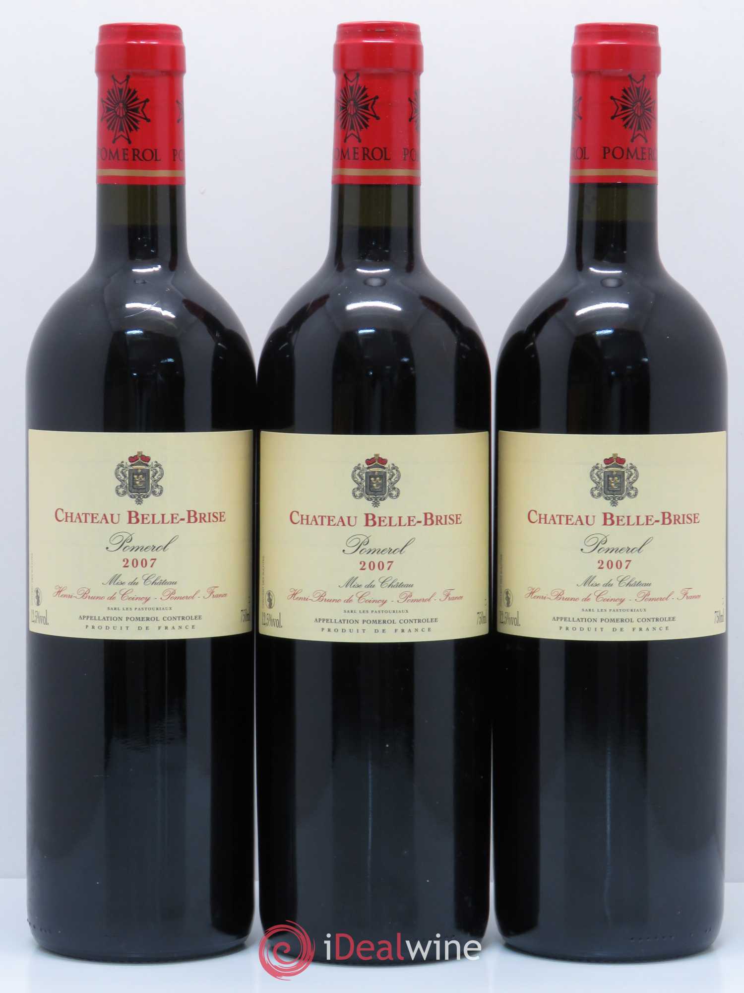 Château Belle-Brise 2007 - Lot de 3 bouteilles - 0
